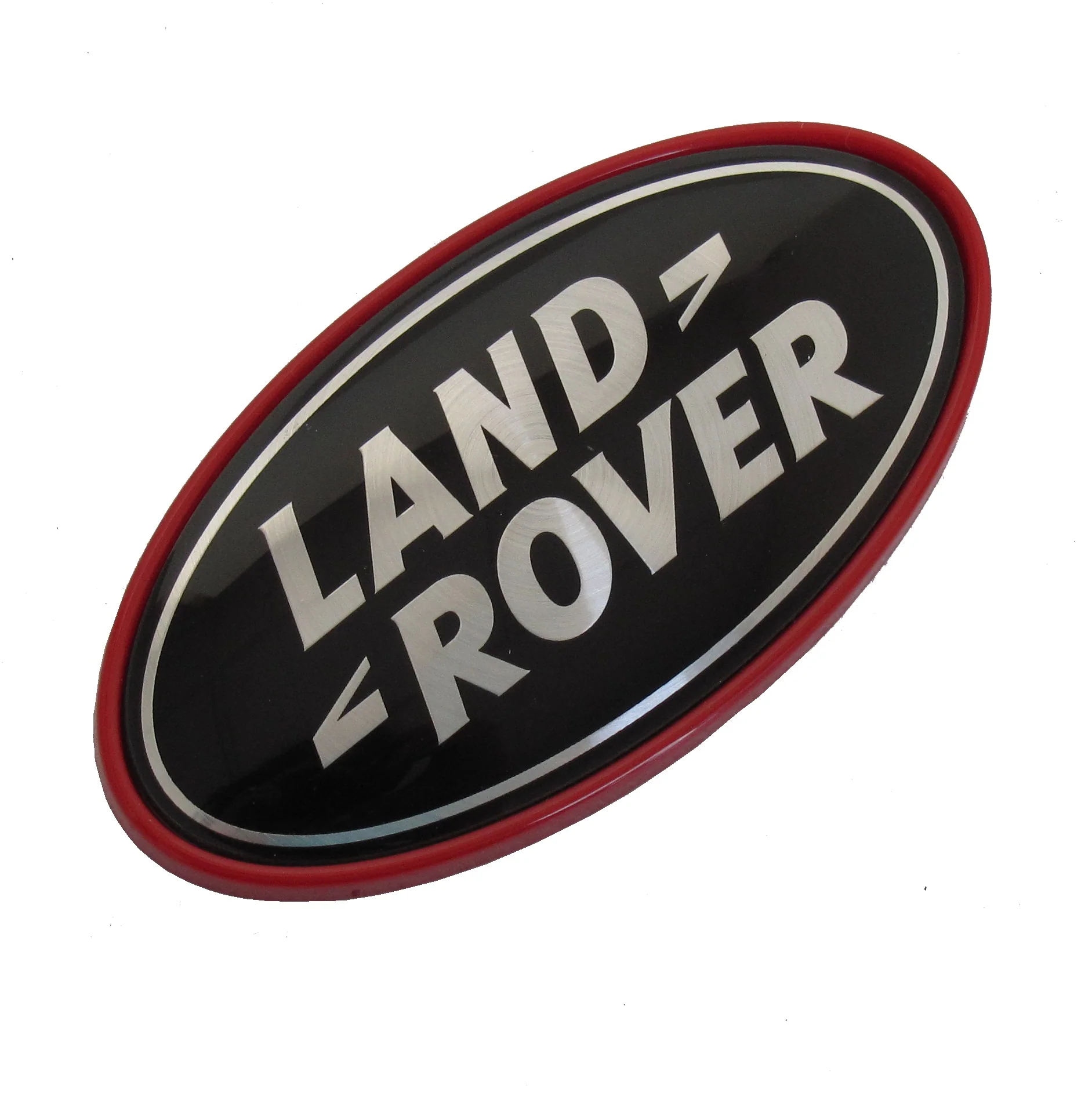 Black & Silver Badge on Red Plinth for Range Rover Sport - Image 4