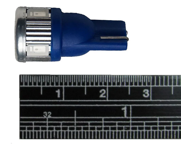 Blue LED Foot Well Light bulb upgrade Range Rover Evoque L538 - Image 4
