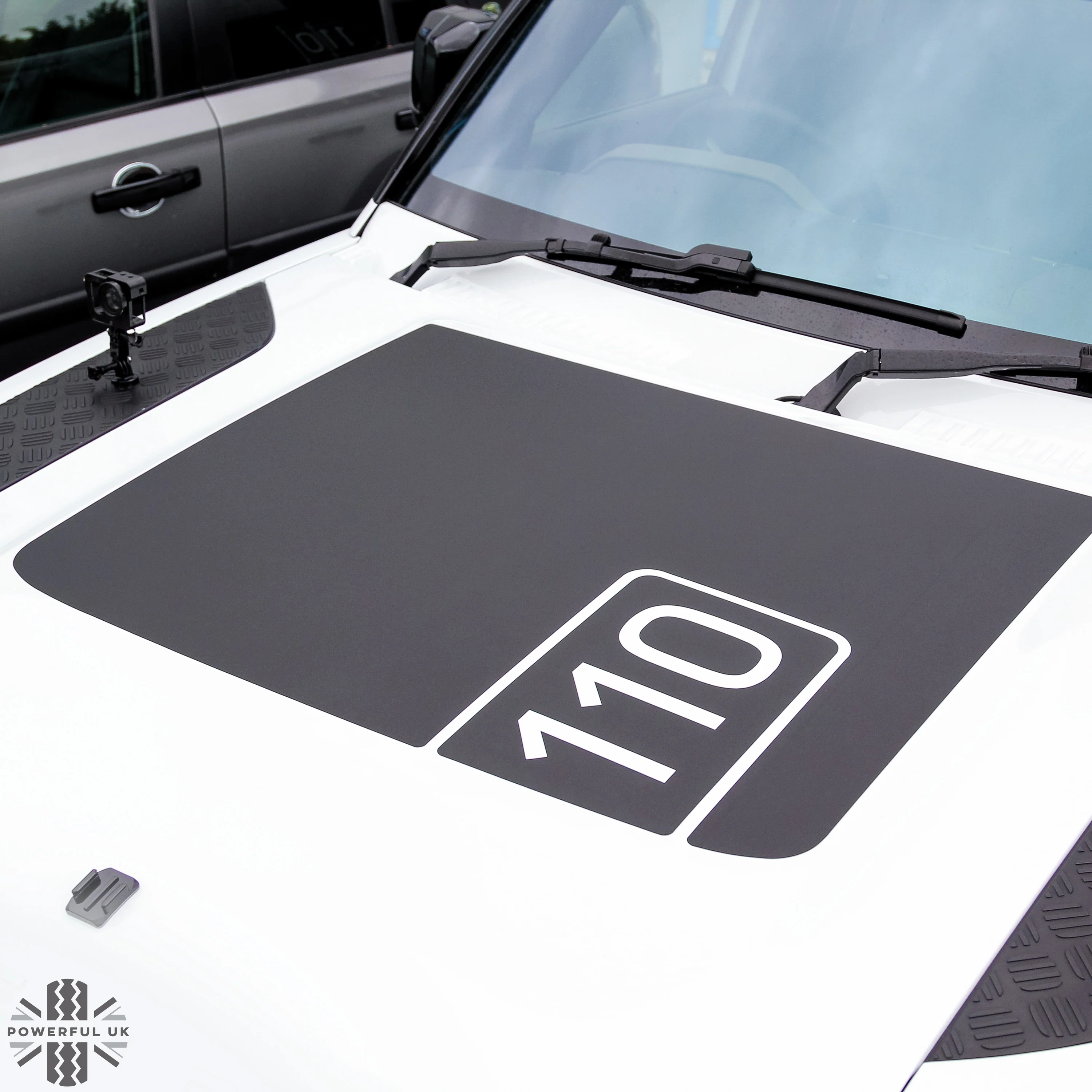 Bonnet Decal '90/110/130' - Genuine (shorter) for Land Rover Defender L663 - Image 4