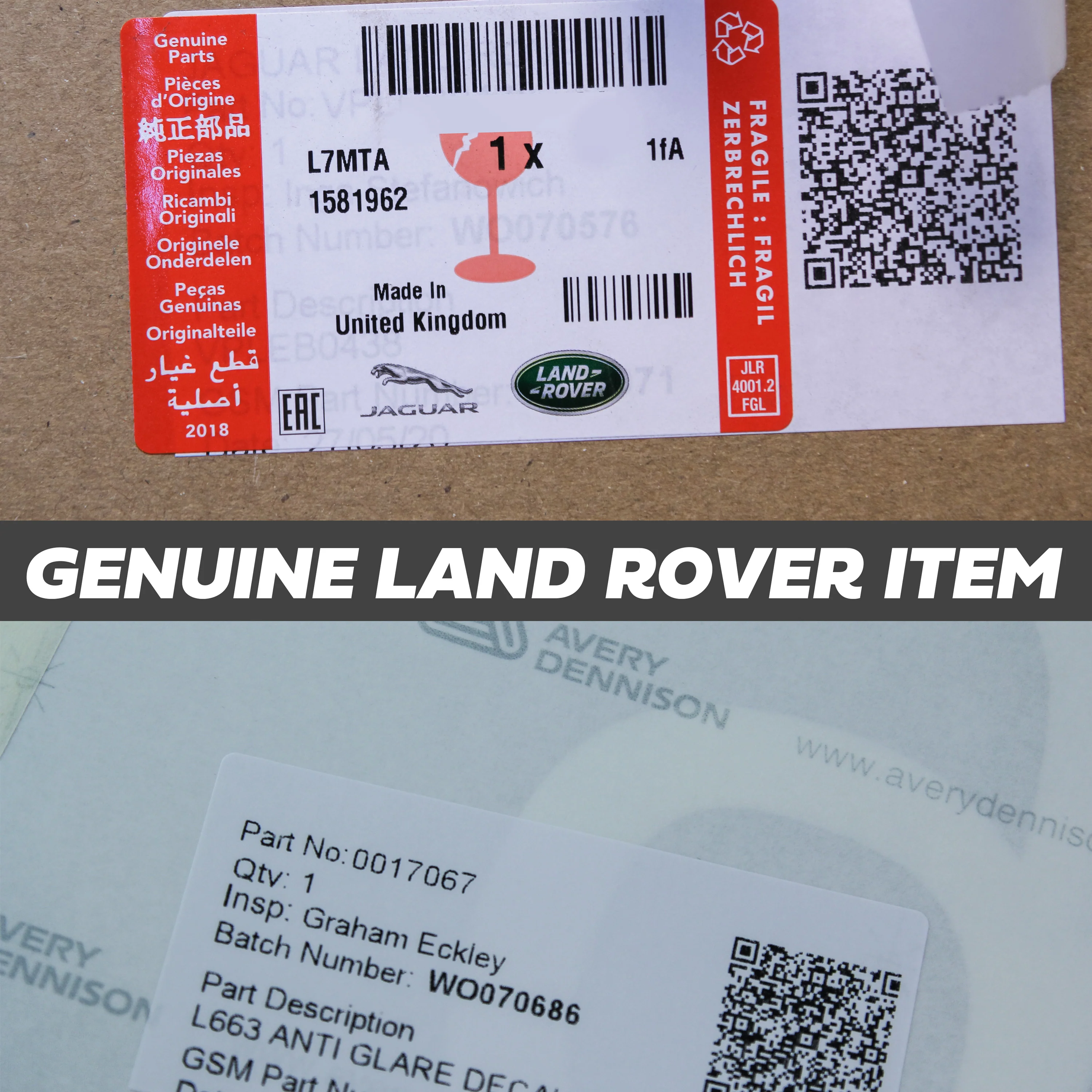 Bonnet Decal '90/110/130' - Genuine (shorter) for Land Rover Defender L663 - Image 7