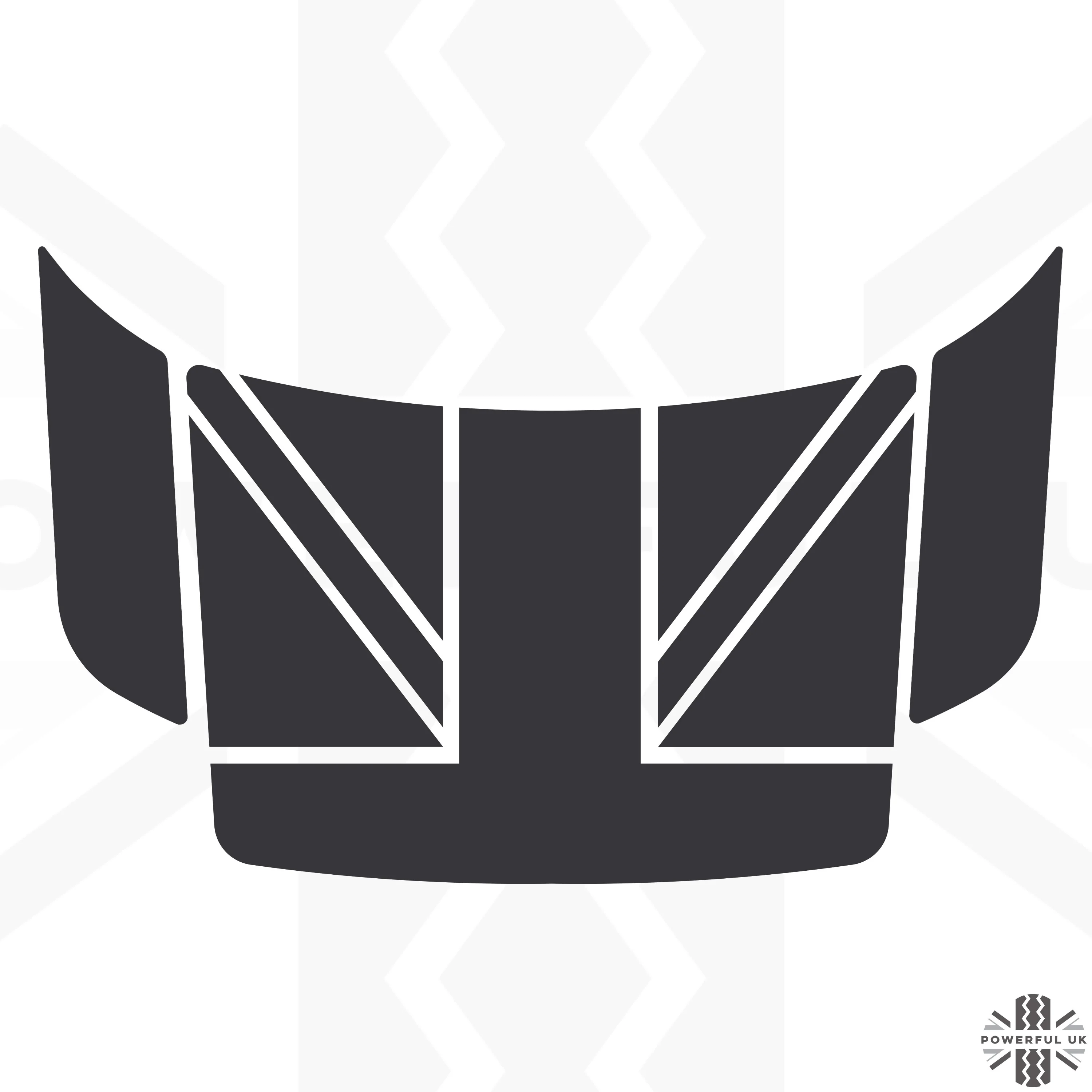 Bonnet Decal Set - Union Jack - for Land Rover Freelander 1 - Image 4