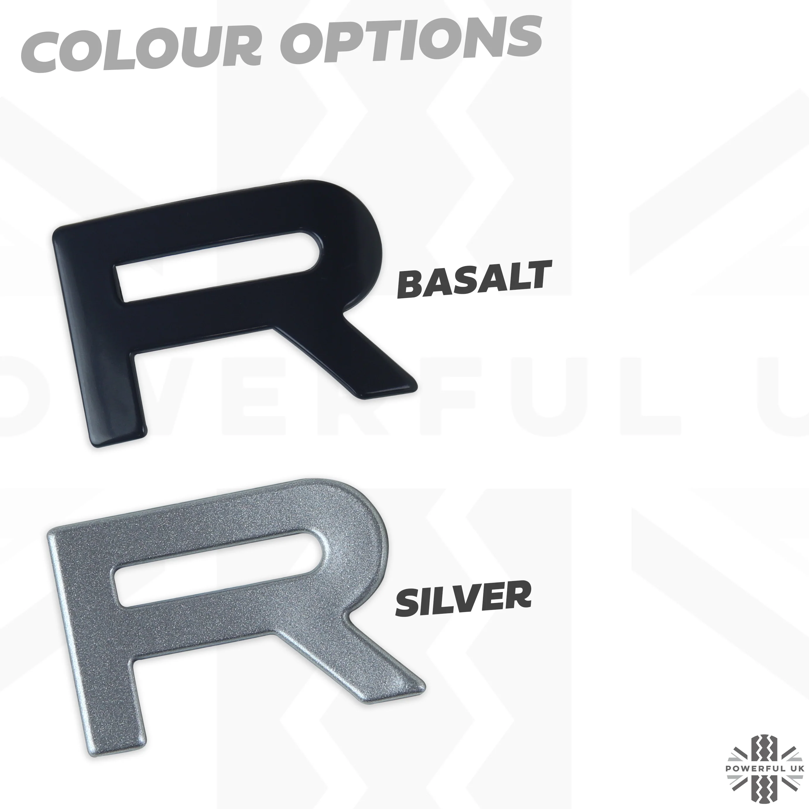 Genuine Bonnet Lettering for Range Rover P38 - Silver - Image 6
