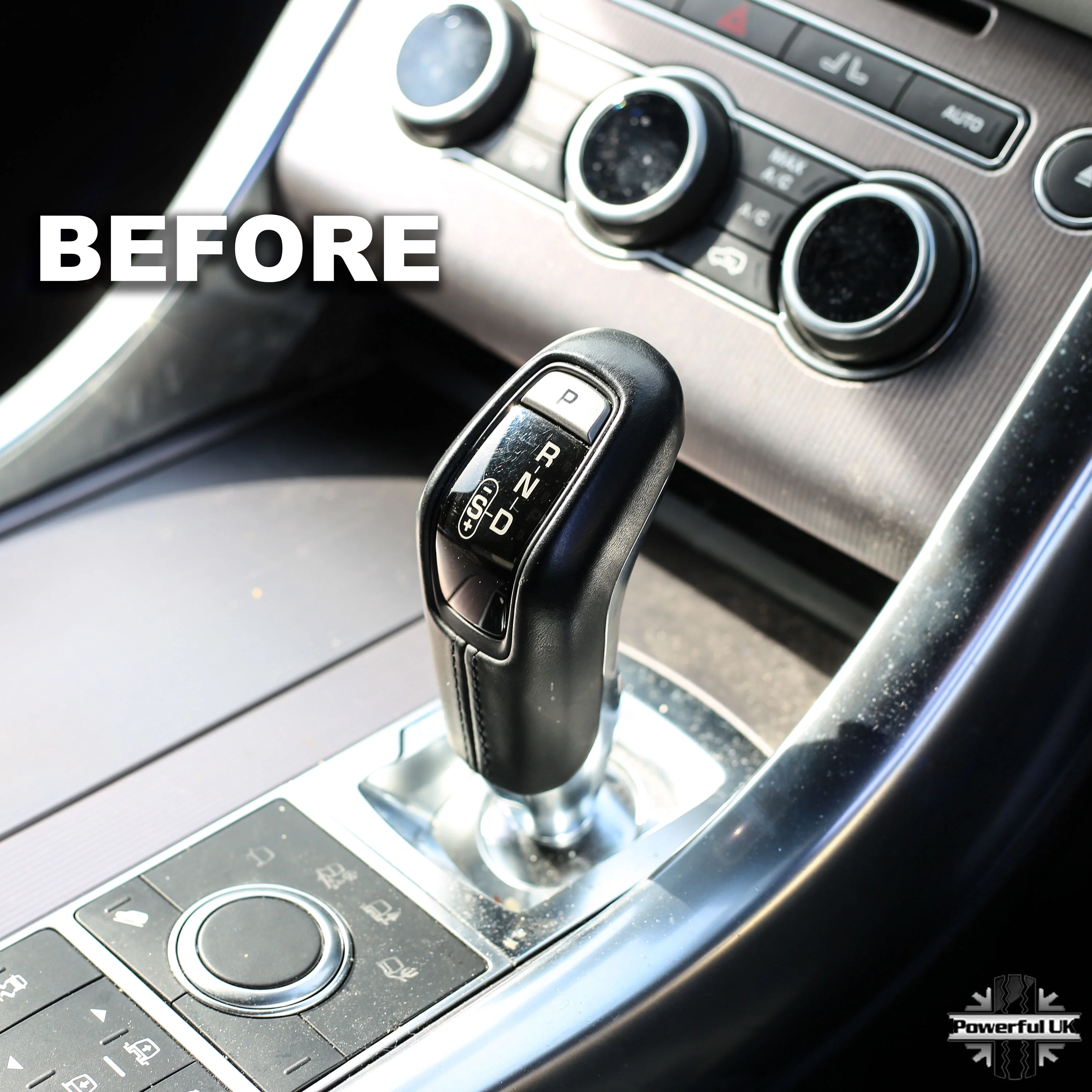 Carbon Fibre Effect Gear Lever Selector Trim Cover to fit Range Rover Sport L494 - Image 3