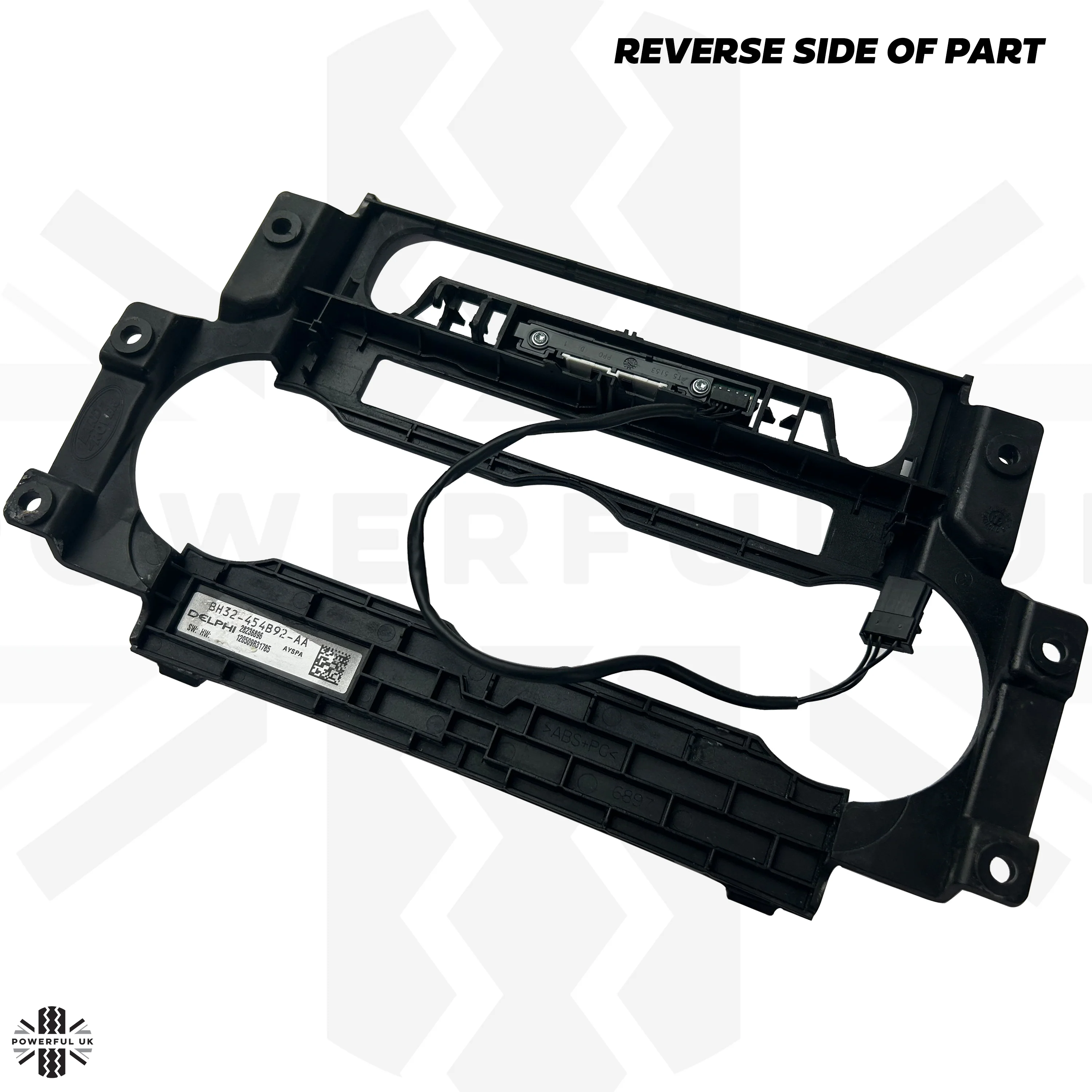 Centre Console Dash Heater Fascia Panel in Carbon Fibre for Range Rover Sport - Late Type - Image 4