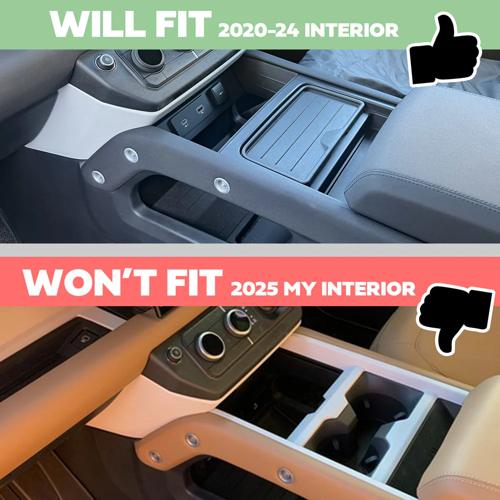 Centre Console Organiser Tray (Lower Front) for Land Rover Defender L663 - Image 9