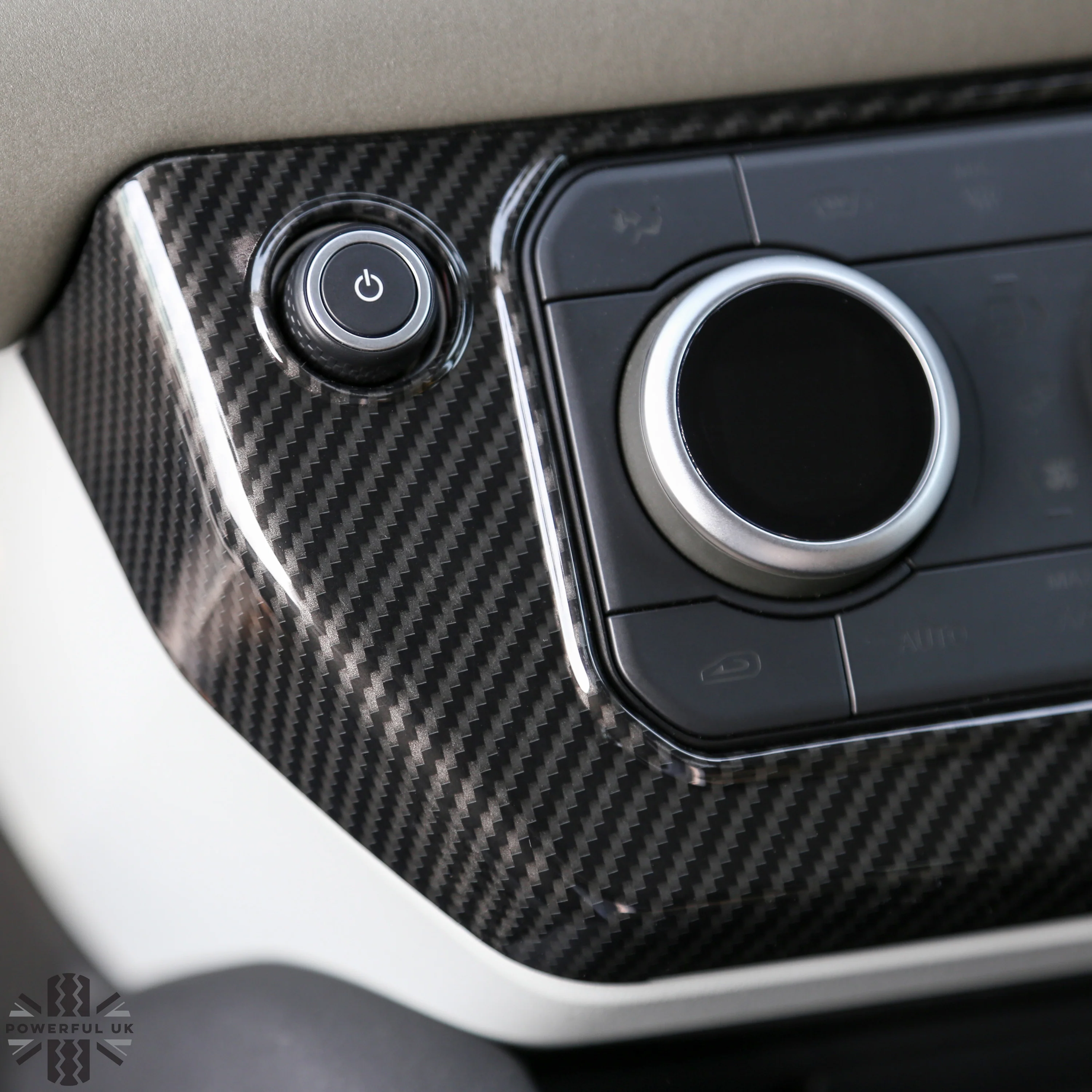 Centre Dash Cover Trim - Carbon Fibre - for Land Rover Defender L663 - Image 5