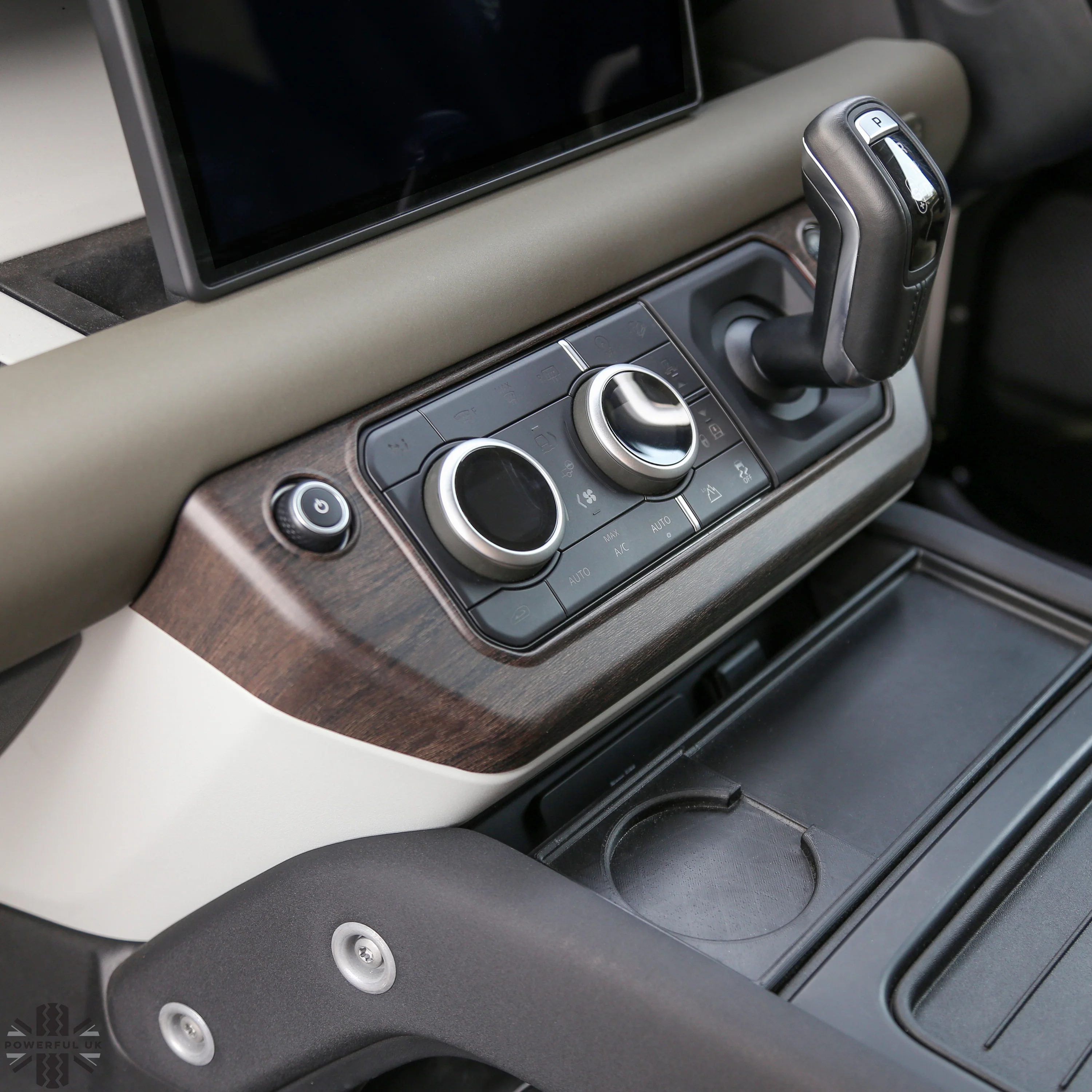 Centre Dash Cover Trim - Oak Wood - for Land Rover Defender L663 - Image 2