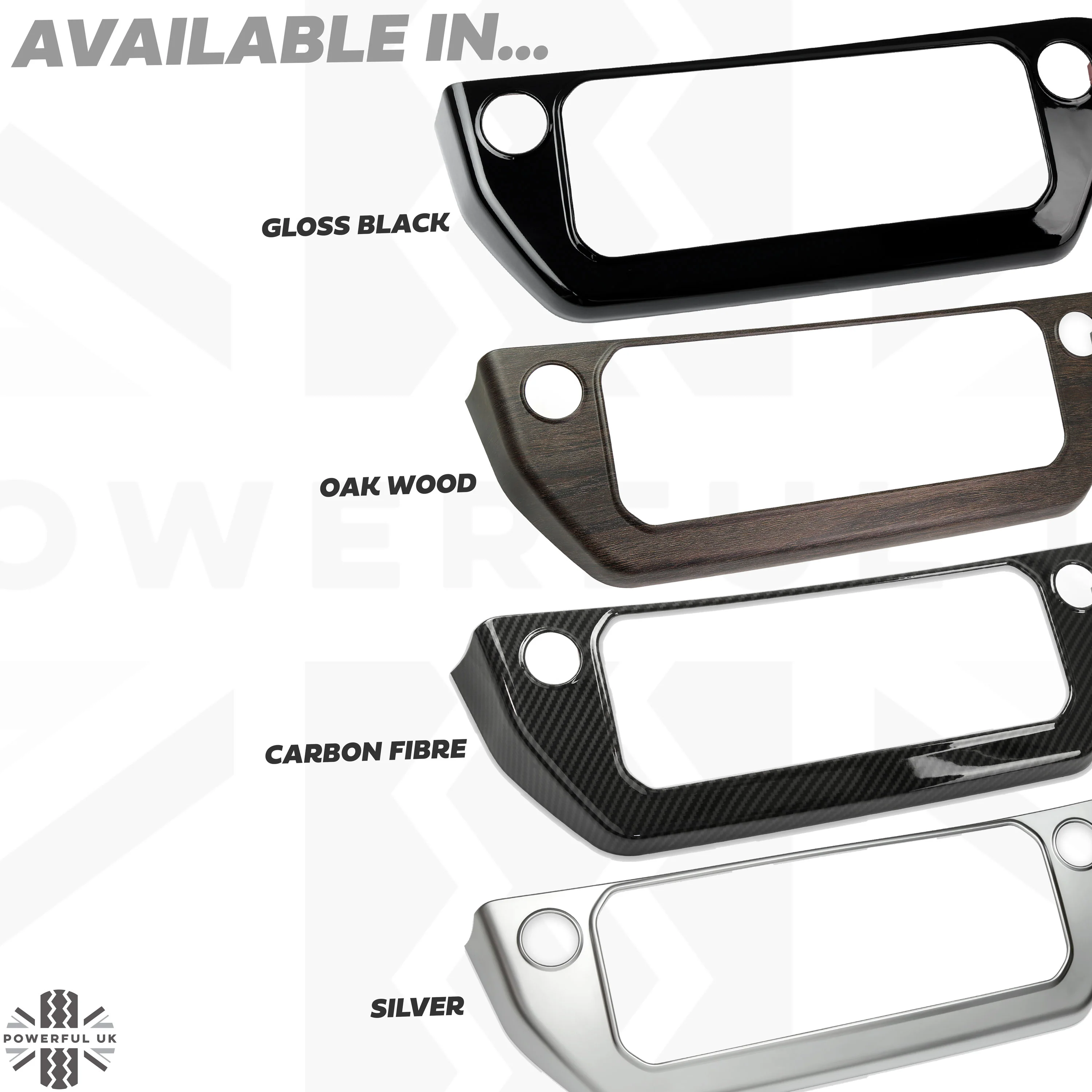 Centre Dash Cover Trim - Oak Wood - for Land Rover Defender L663 - Image 9
