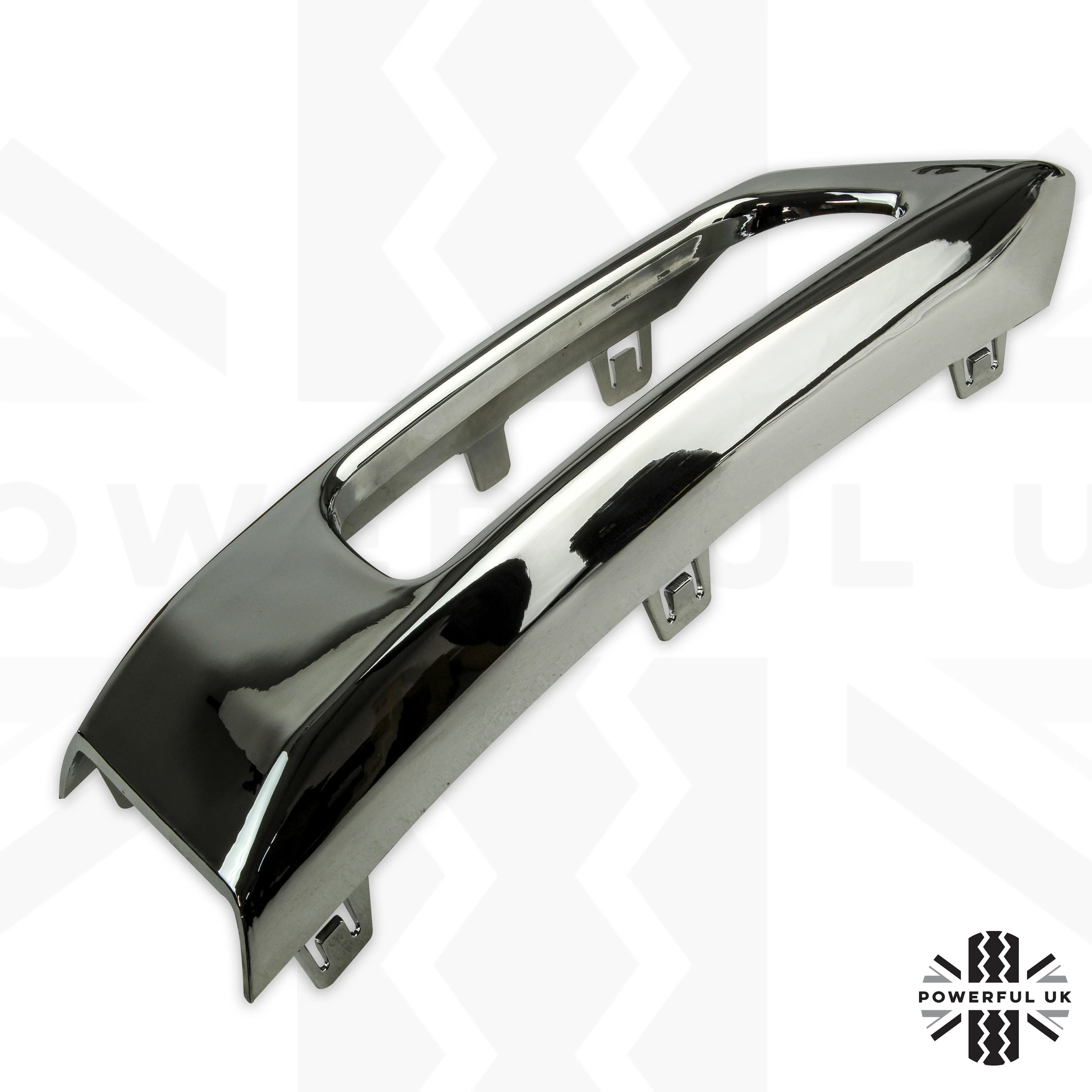 Chrome Black Fog Lamp Surrounds for Range Rover Sport L494 2014-17 - Image 2