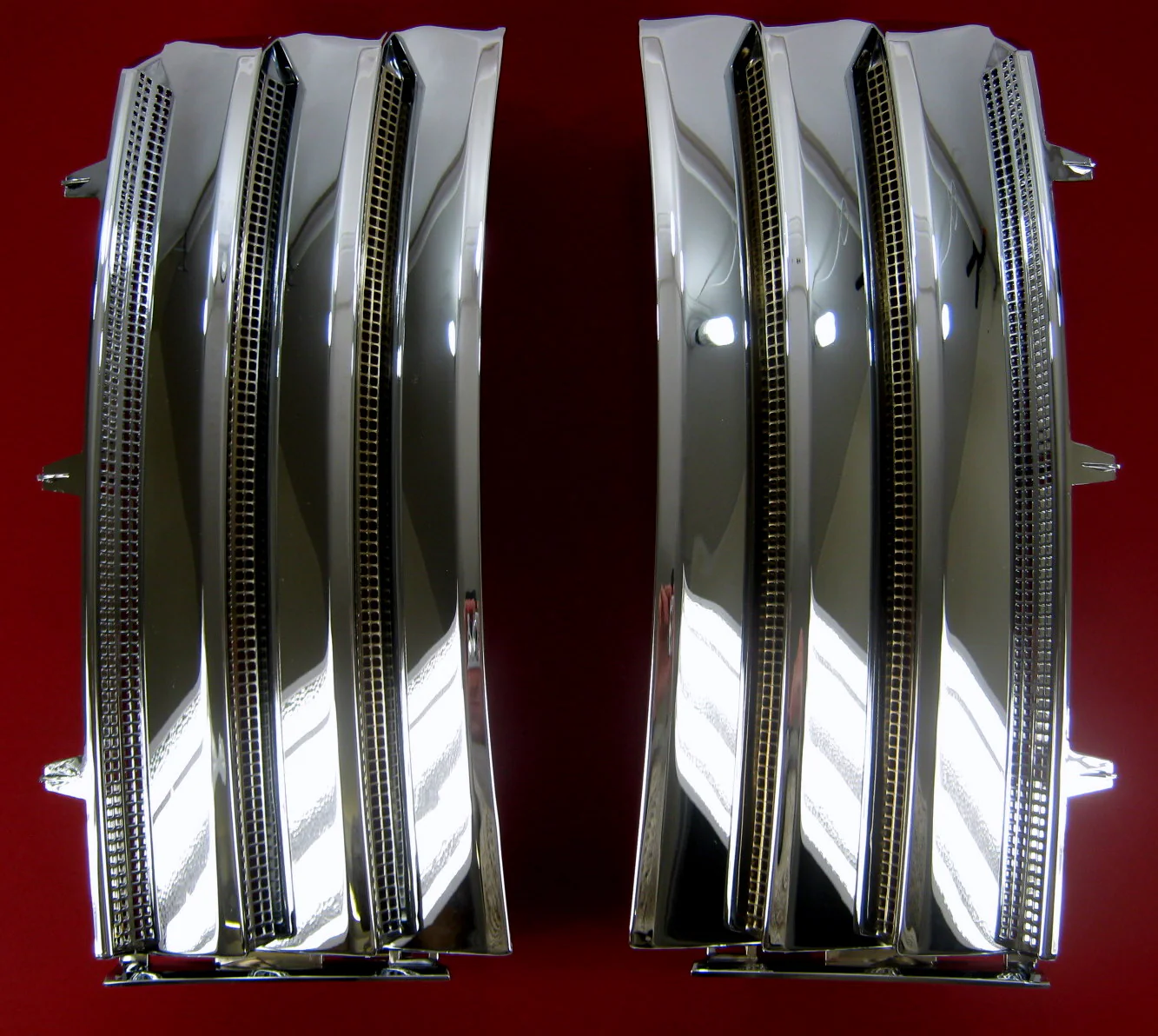 Chrome Triple Side Vent Assemblies for Range Rover L322 - Image 6