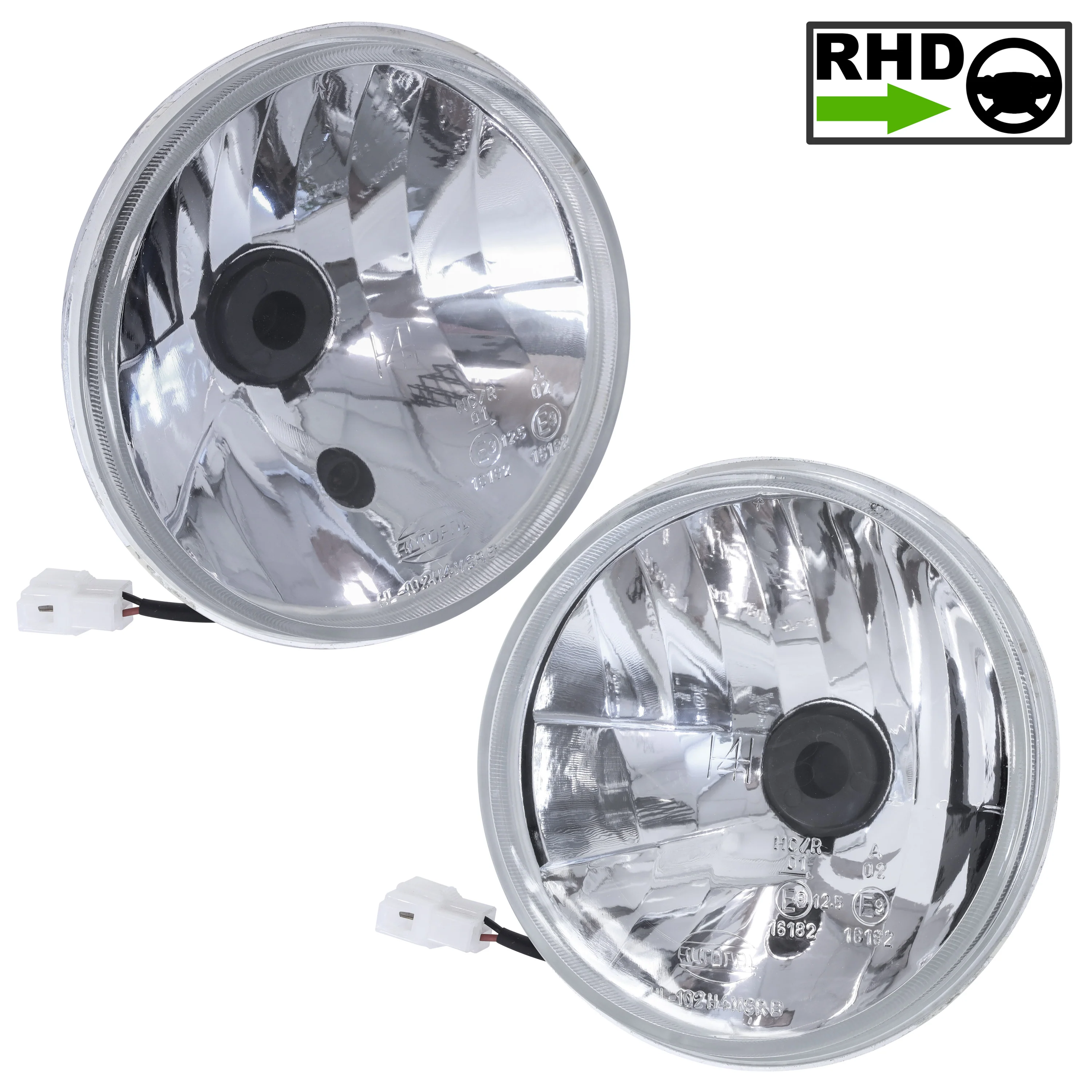 Crystal Halogen Headlight Conversion Upgrade MGB (Pair) - RHD