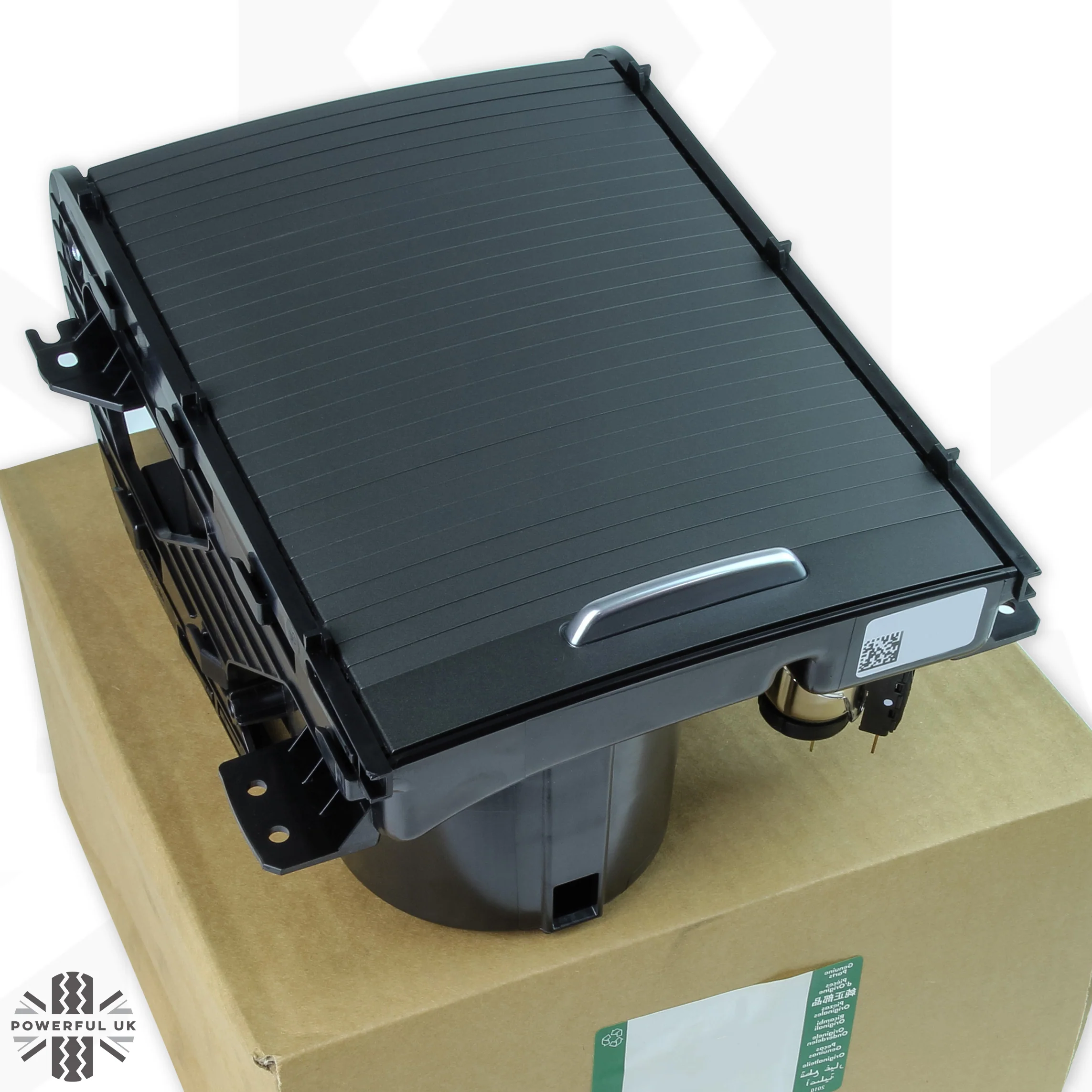 Genuine Cupholder Sliding Compartment for Range Rover Evoque 2011-18 LHD - Meteor Grey - Image 2