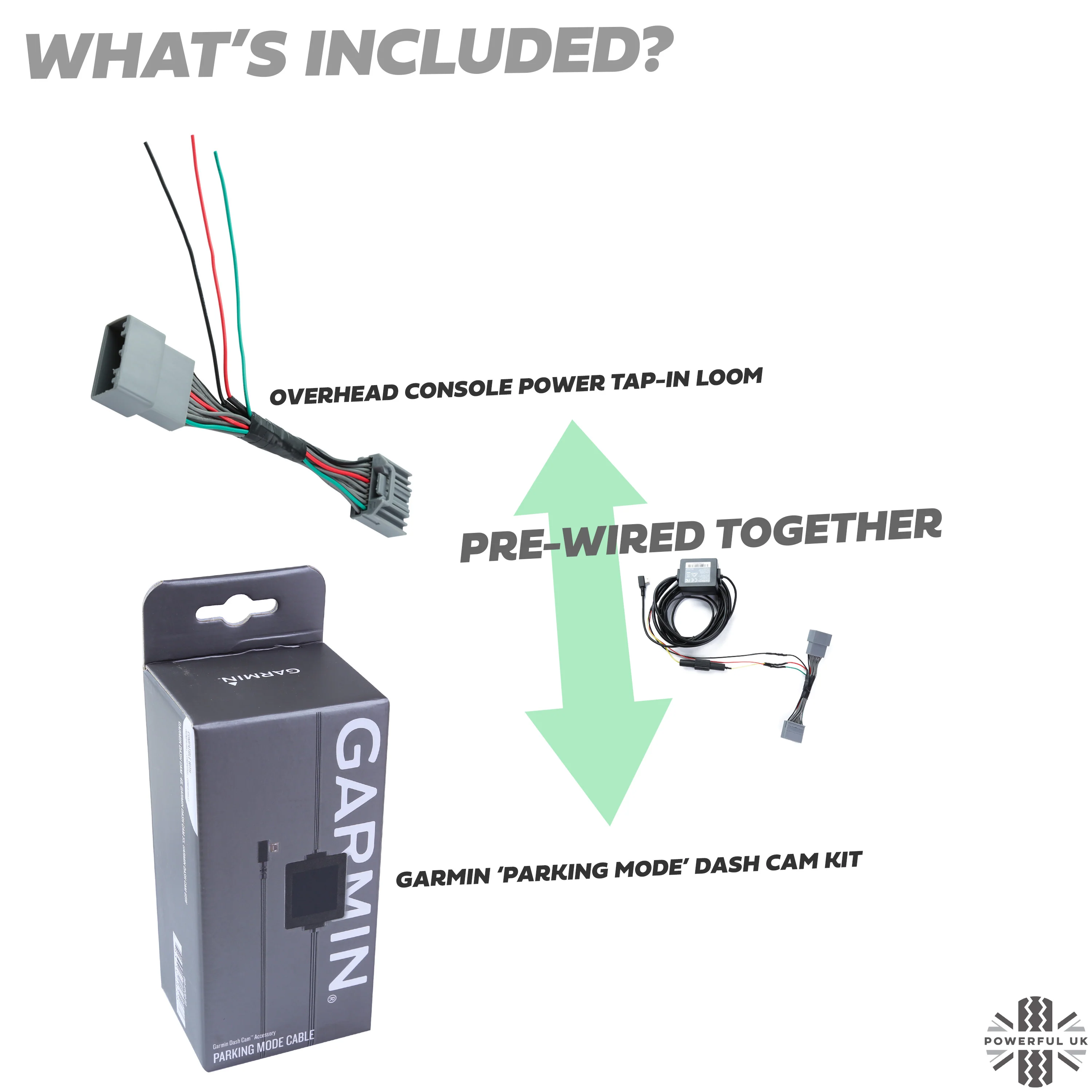 Dash Cam Overhead Console Wiring Kit - Garmin Hardwire Kit For Defender L663 - Image 4