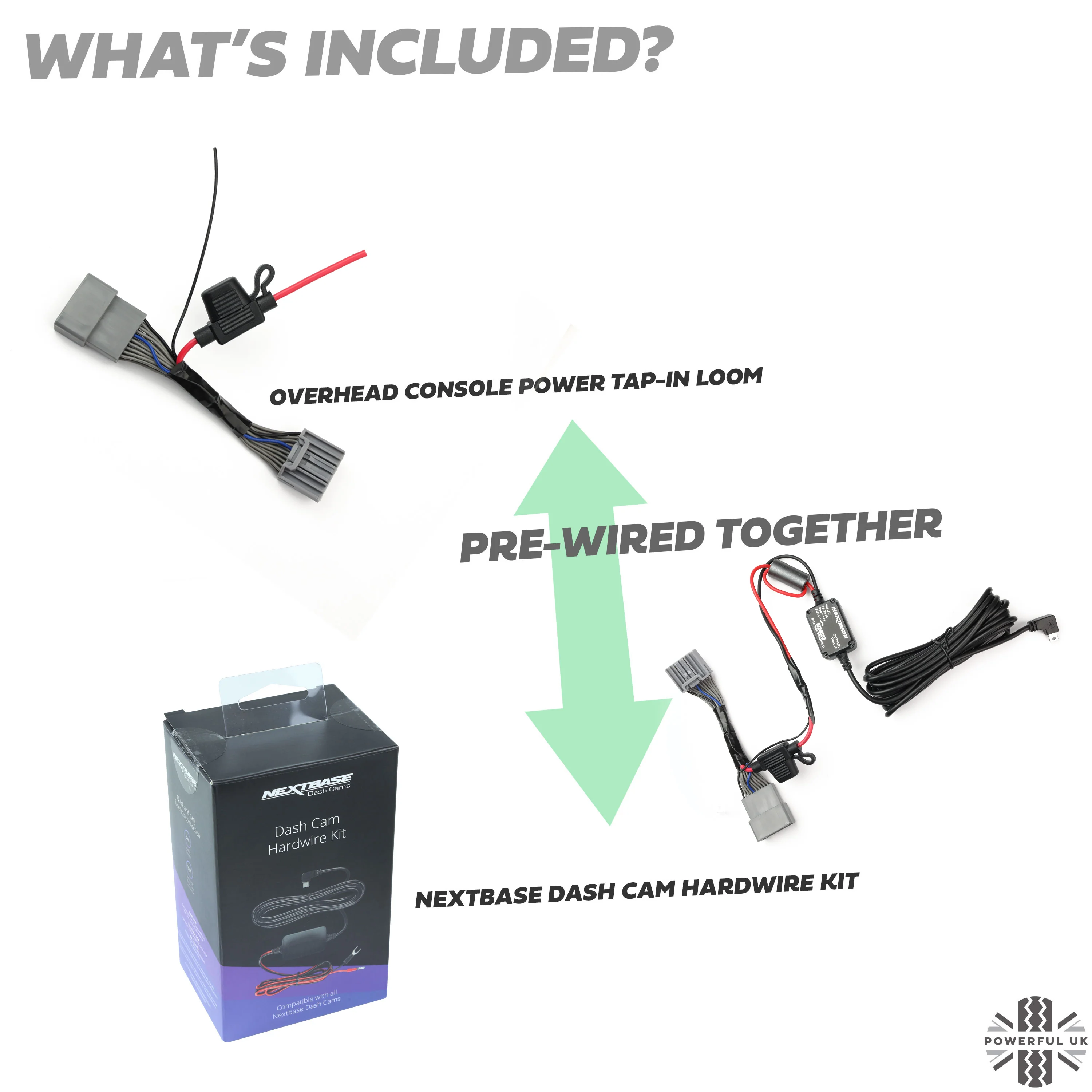 Dash Cam Overhead Console Wiring Kit - Nextbase Hardwire Kit for Discovery 5 - Image 4