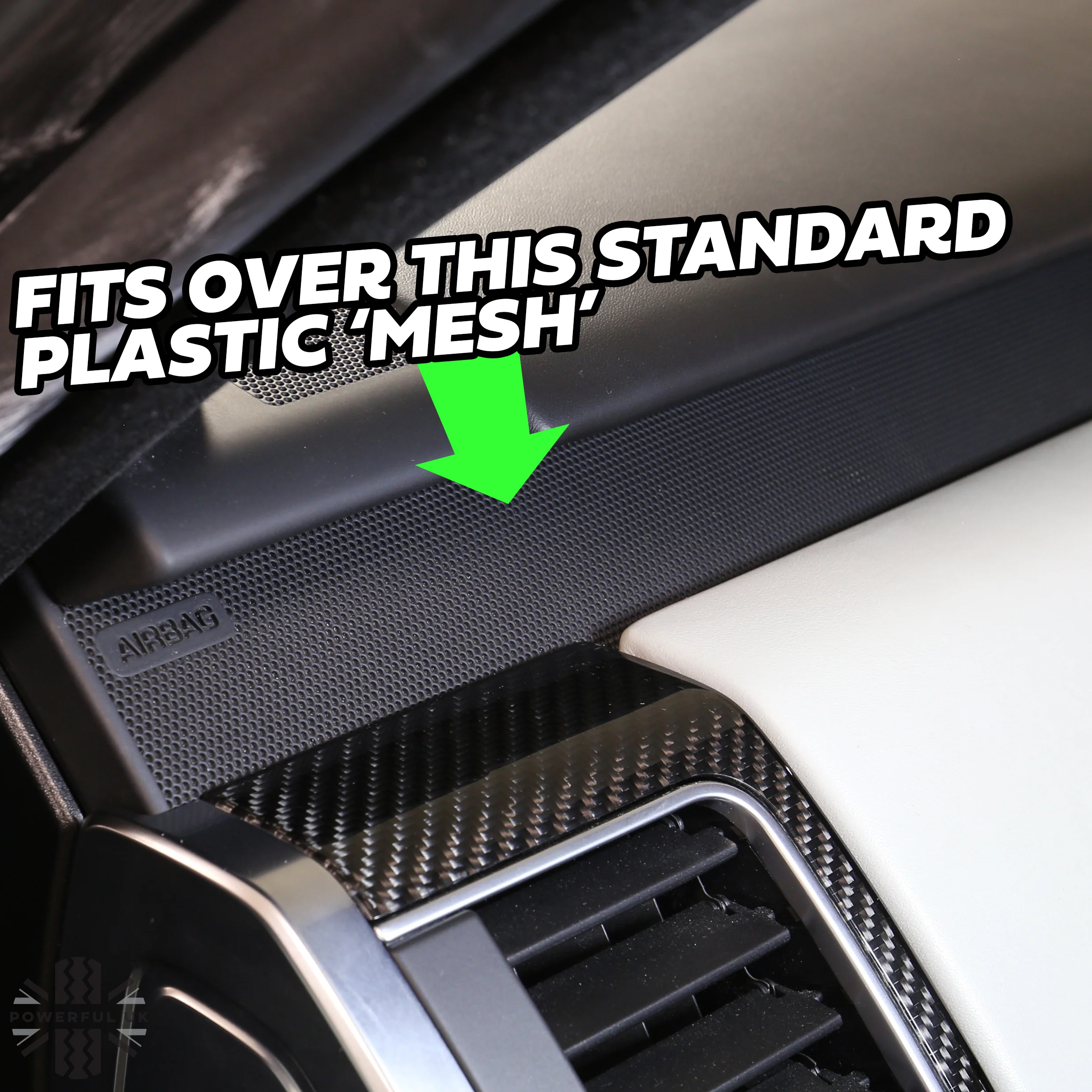 Dash Insert Kit - Range Rover Sport L494 (LHD) - Brushed Aluminium LHD - Image 5