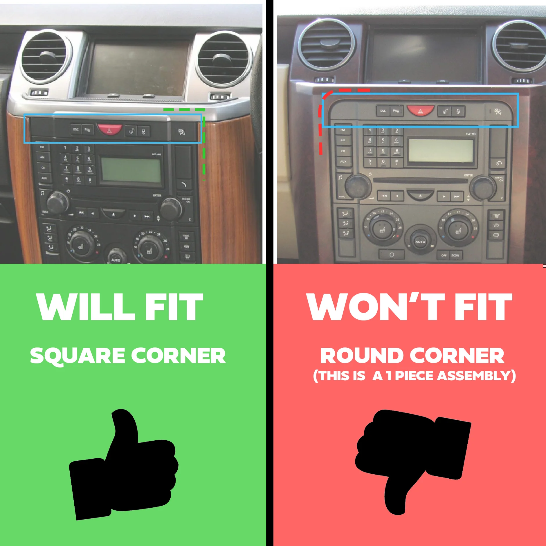 Dash Pillar in Black Piano for Land Rover Discovery 3 - Right - Image 7