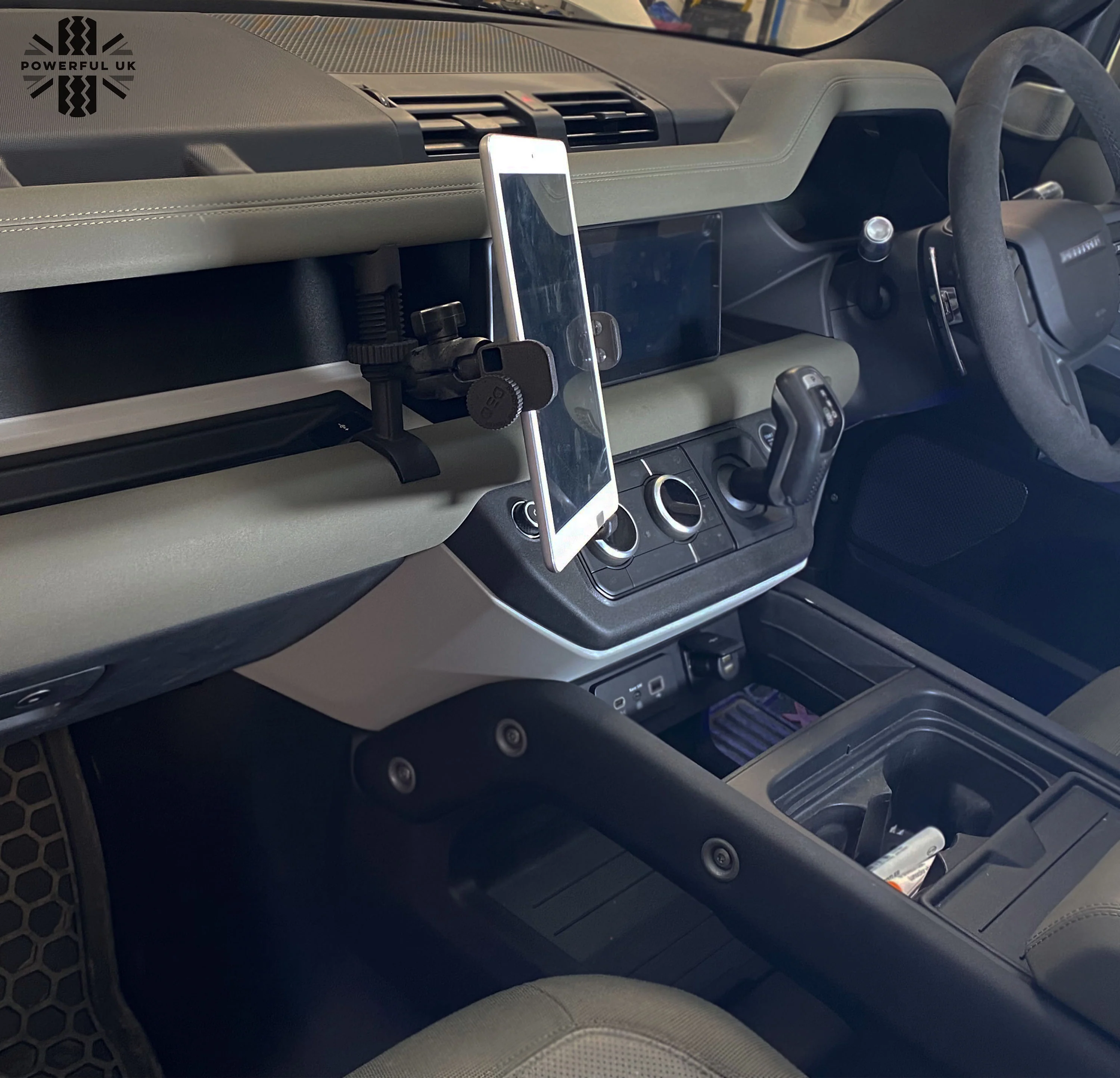 Dash Tablet Holder Mount with 1" ball head for Land Rover Defender L663 - Image 8