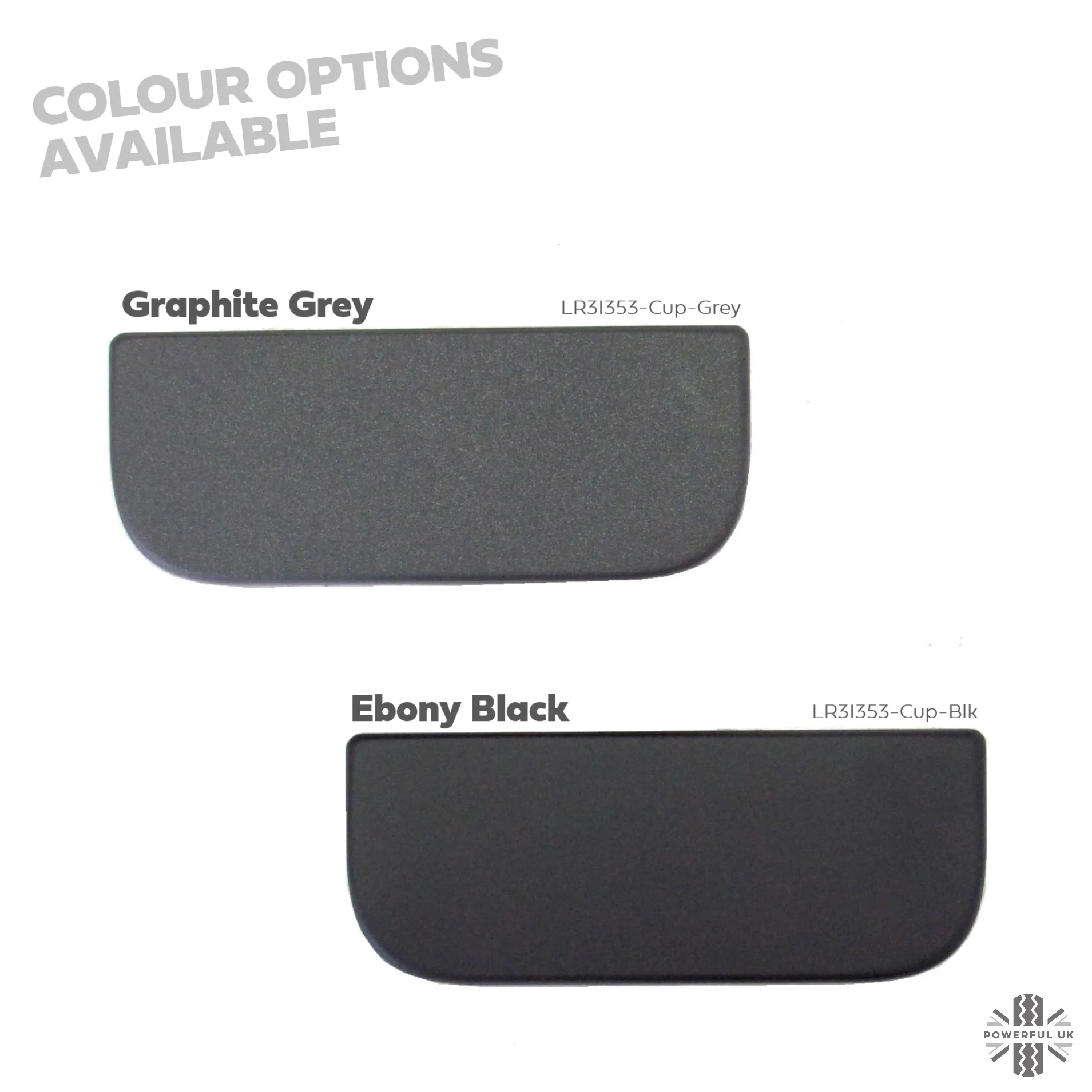 Dashboard End Cup Holder Fascia - Ebony Black - for Land Rover Discovery 3 - Image 3