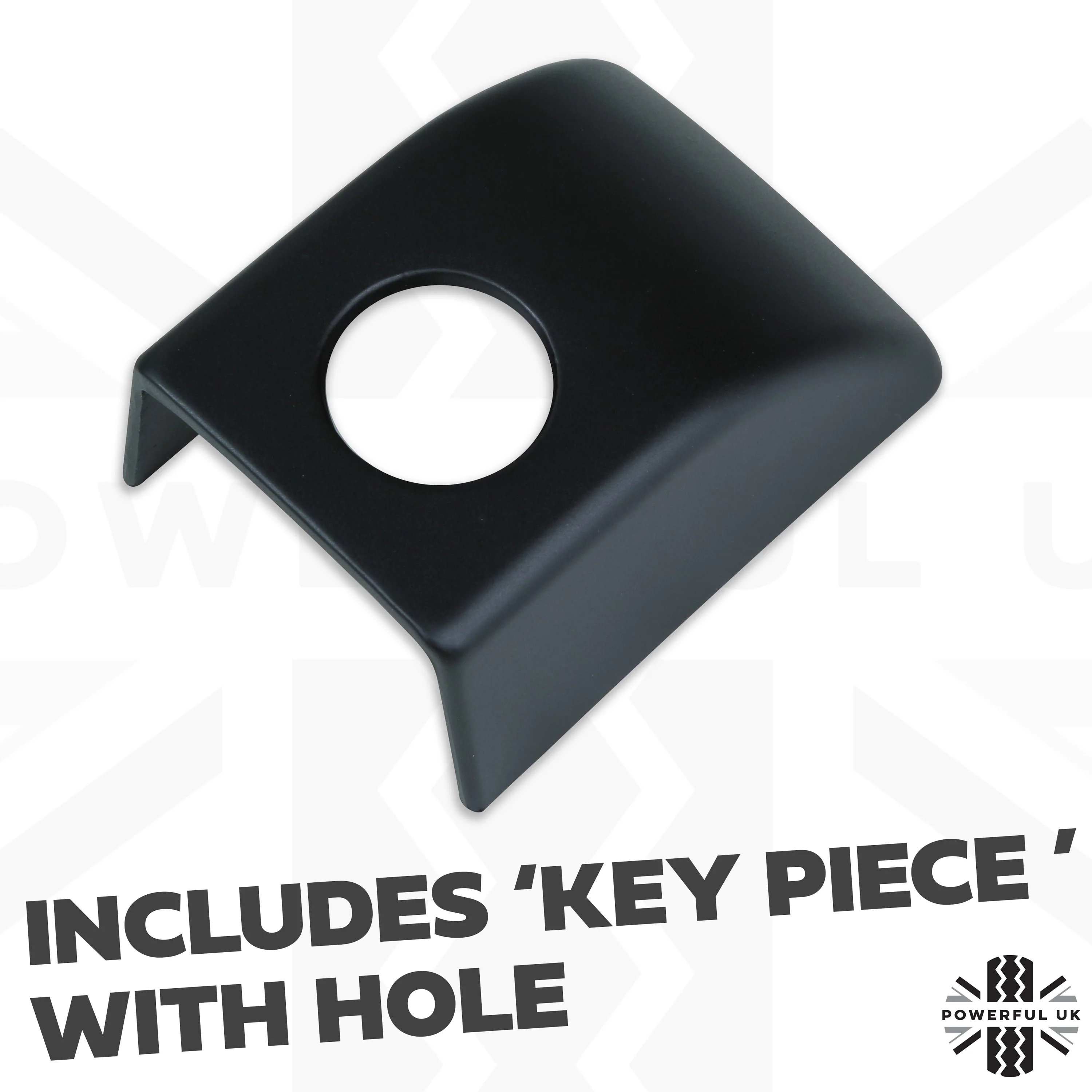 Door Handle Covers (8pc) for Range Rover L322 - Matt Black - Image 4