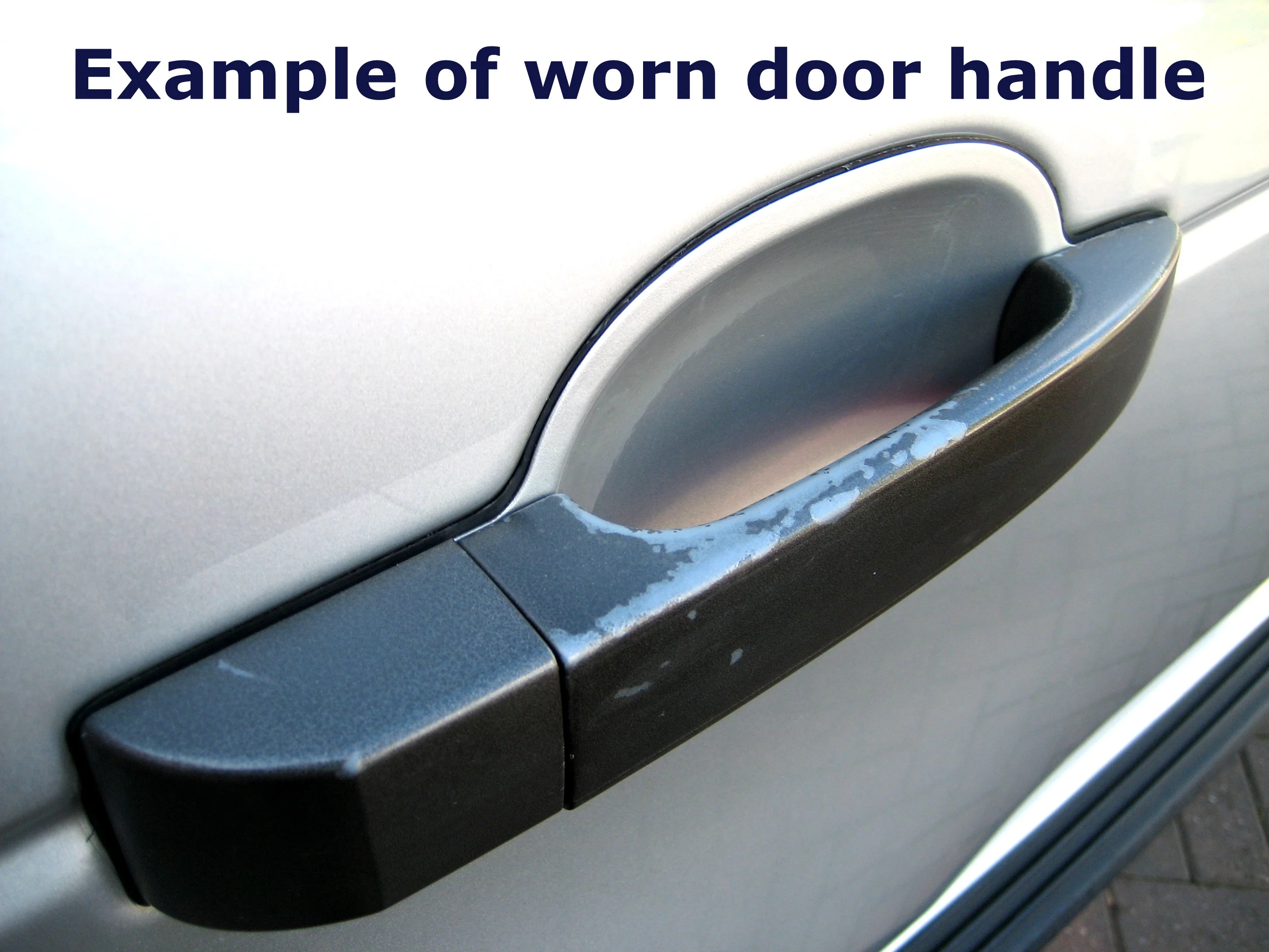 Door Handle Covers (8pc) for Range Rover L322   - Zambezi Silver - Image 3