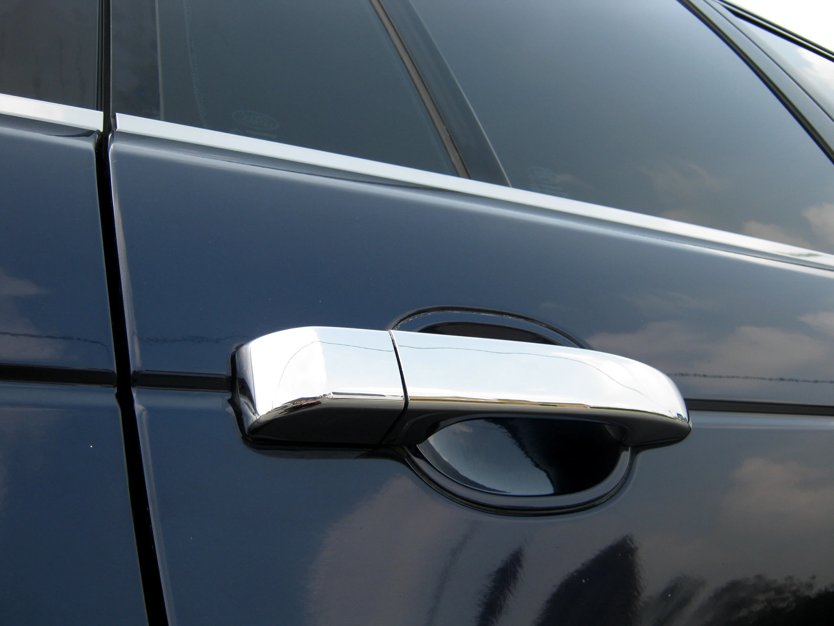 Door Handle Covers (9pc set) for Range Rover L322 - Chrome - Image 5