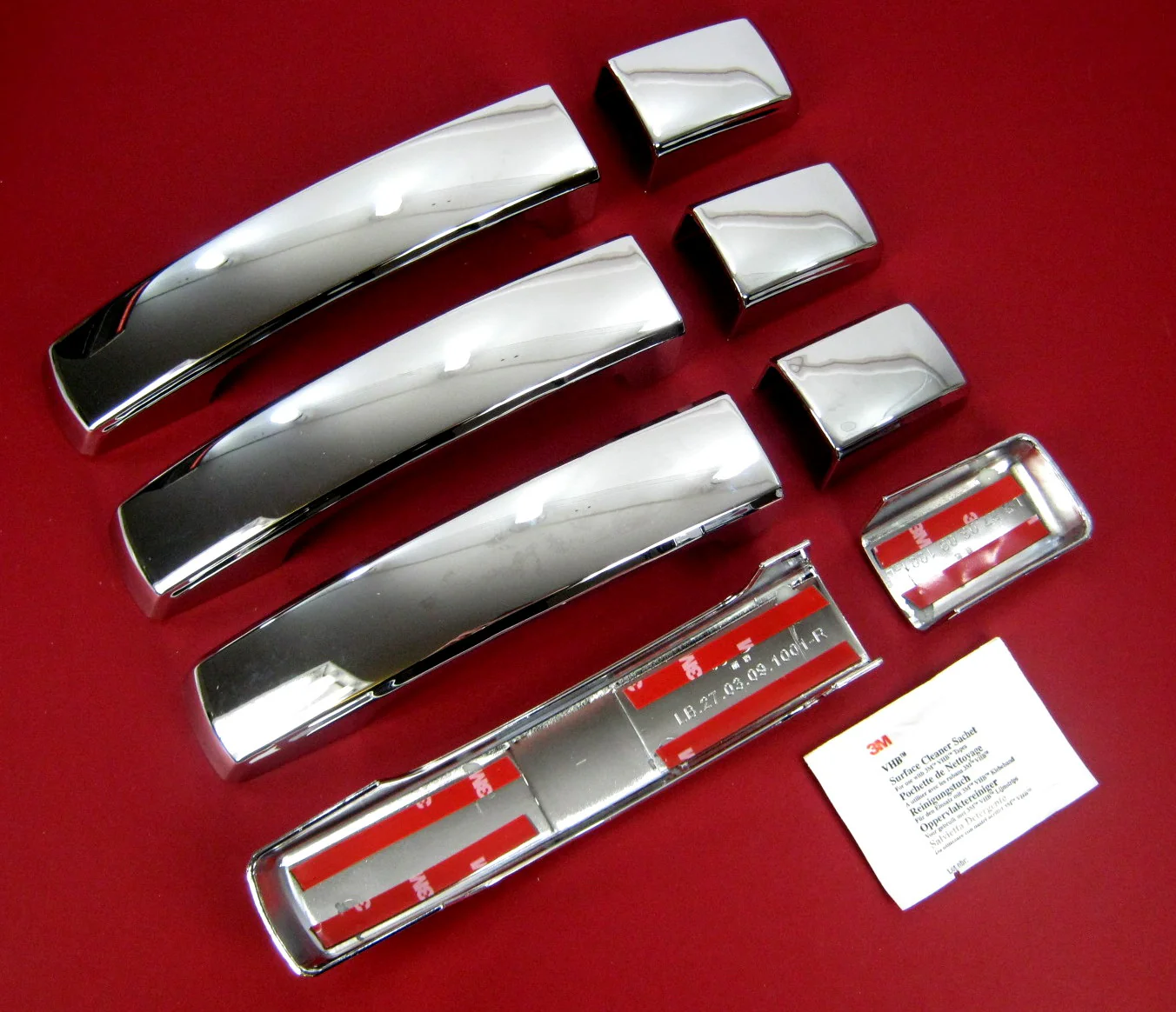 Door Handle covers for Land Rover Freelander 2 fitted with 2 pc Handle - Value Range - Chrome - Image 2