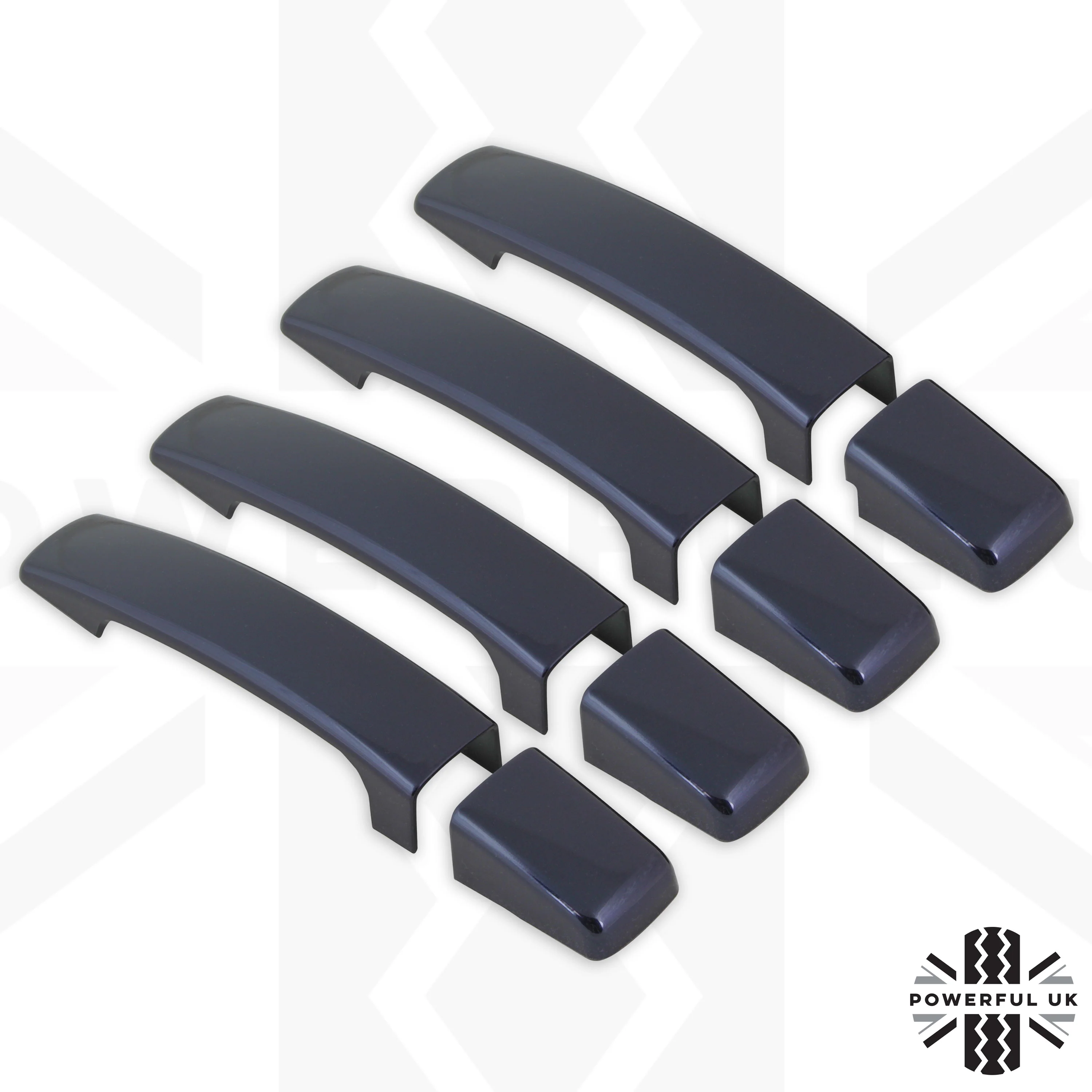 Door Handle Covers for Range Rover Sport L320 fitted with 1 pc Handles - Buckingham Blue - Image 5