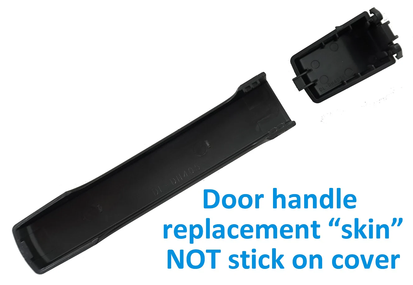 Door Handle "Skins" for Land Rover Freelander 2 fitted with 2 pc Handle - Matt Black - Image 5