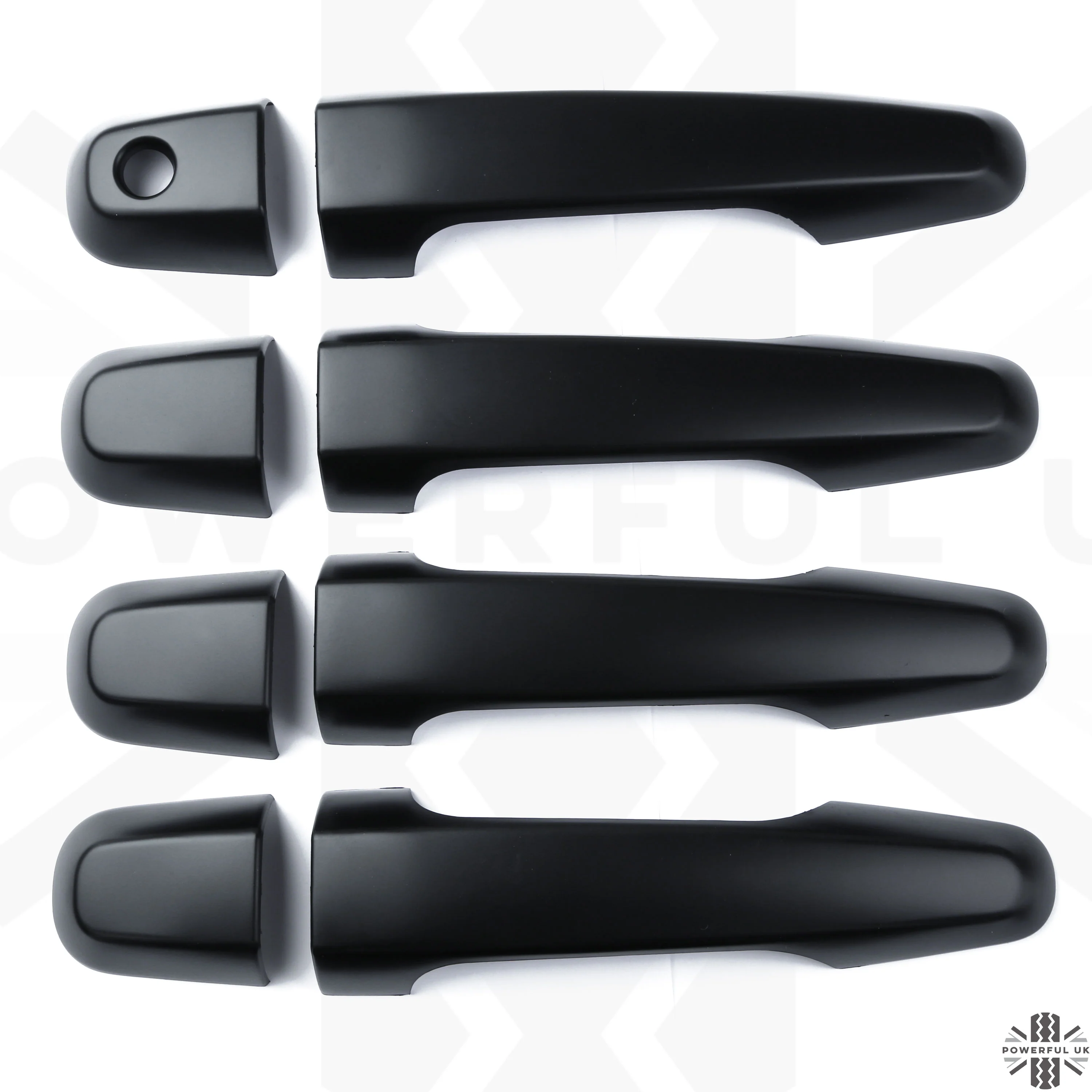 Door Handles - Satin Black (4dr) for Mitsubishi L200 2016-19 - NO Keyless - Image 3