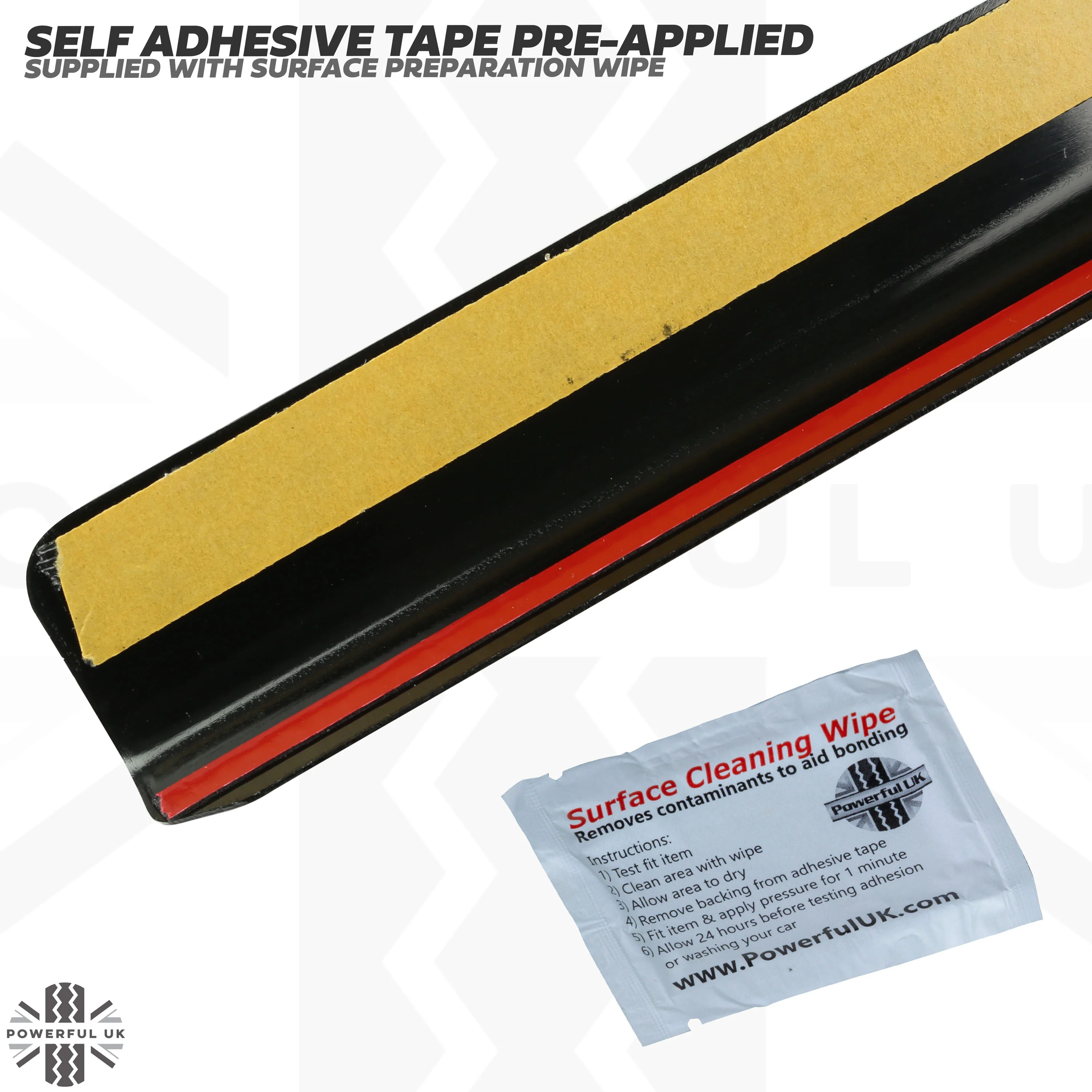 Door Sill Covers in Black with Silver Sport Logo for Range Rover Sport L494 - Image 6