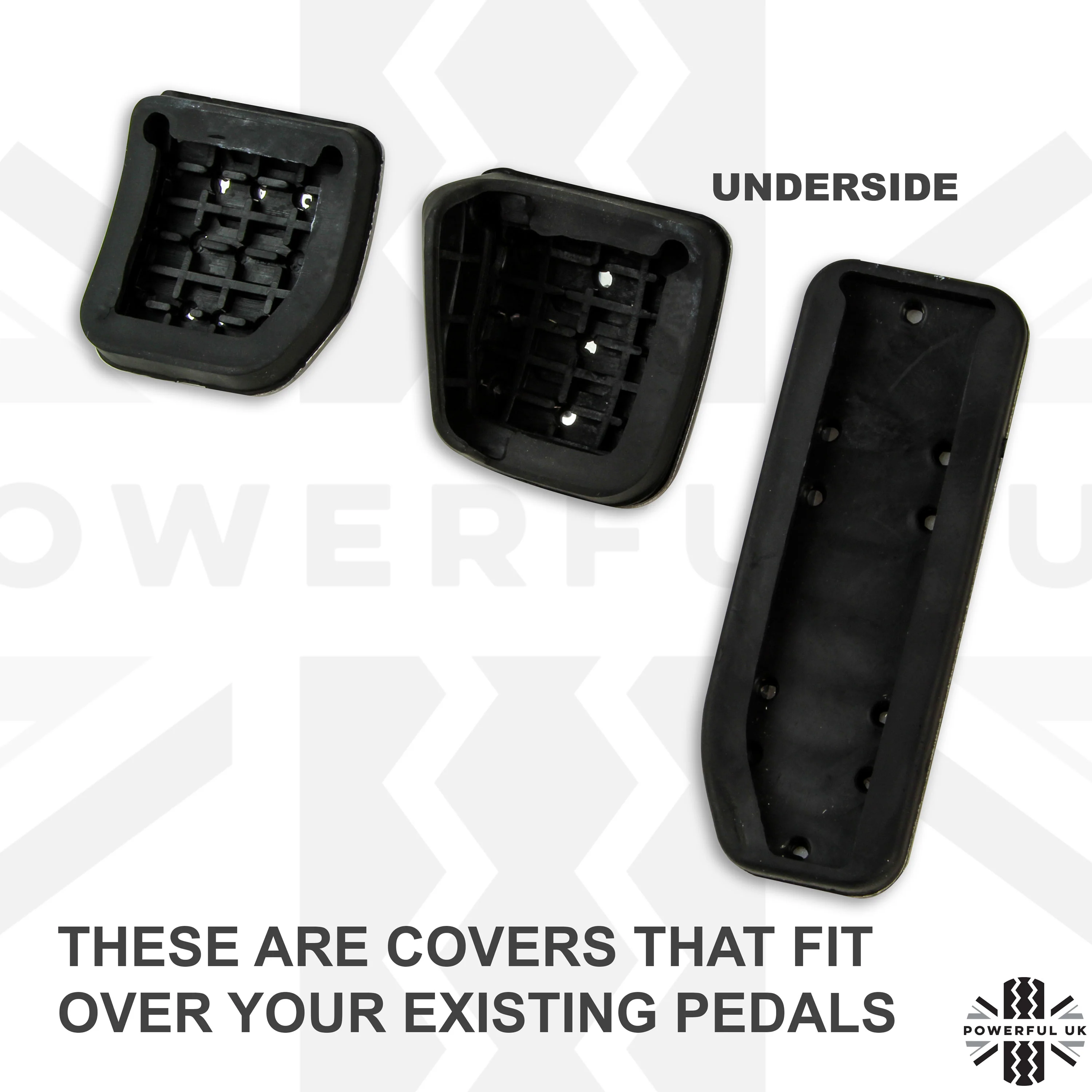 Dynamic Sport Alloy Foot Pedal kit 3pc for Land Rover Freelander 2 MANUAL - Image 4
