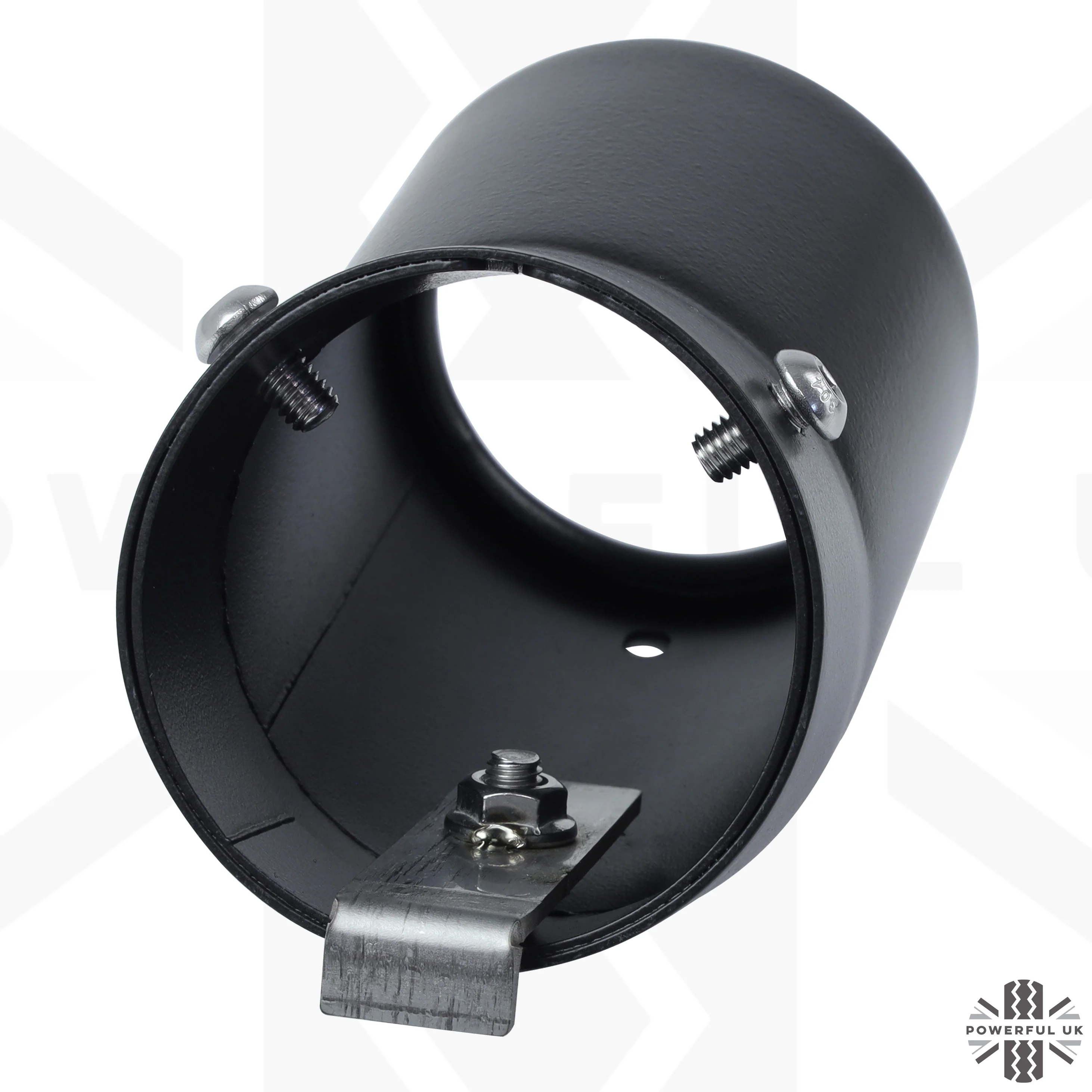 Exhaust Tips for Land Rover Defender L663 (for 65mm exhaust) - Cerakote Glacier Black - Image 6