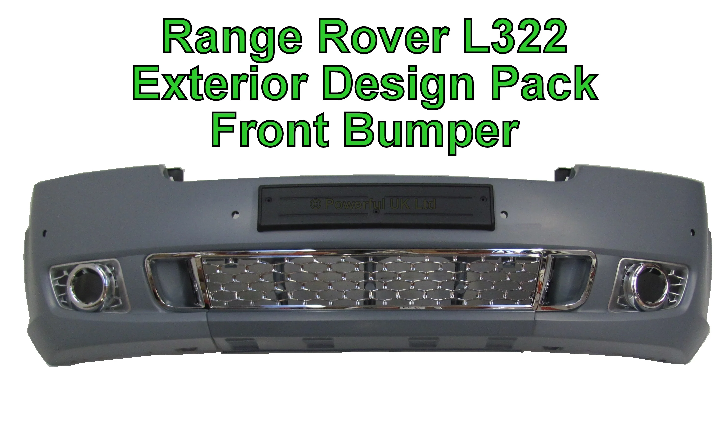 "Exterior Design Pack" Front Bumper for Range Rover L322- Aftermarket - Image 5