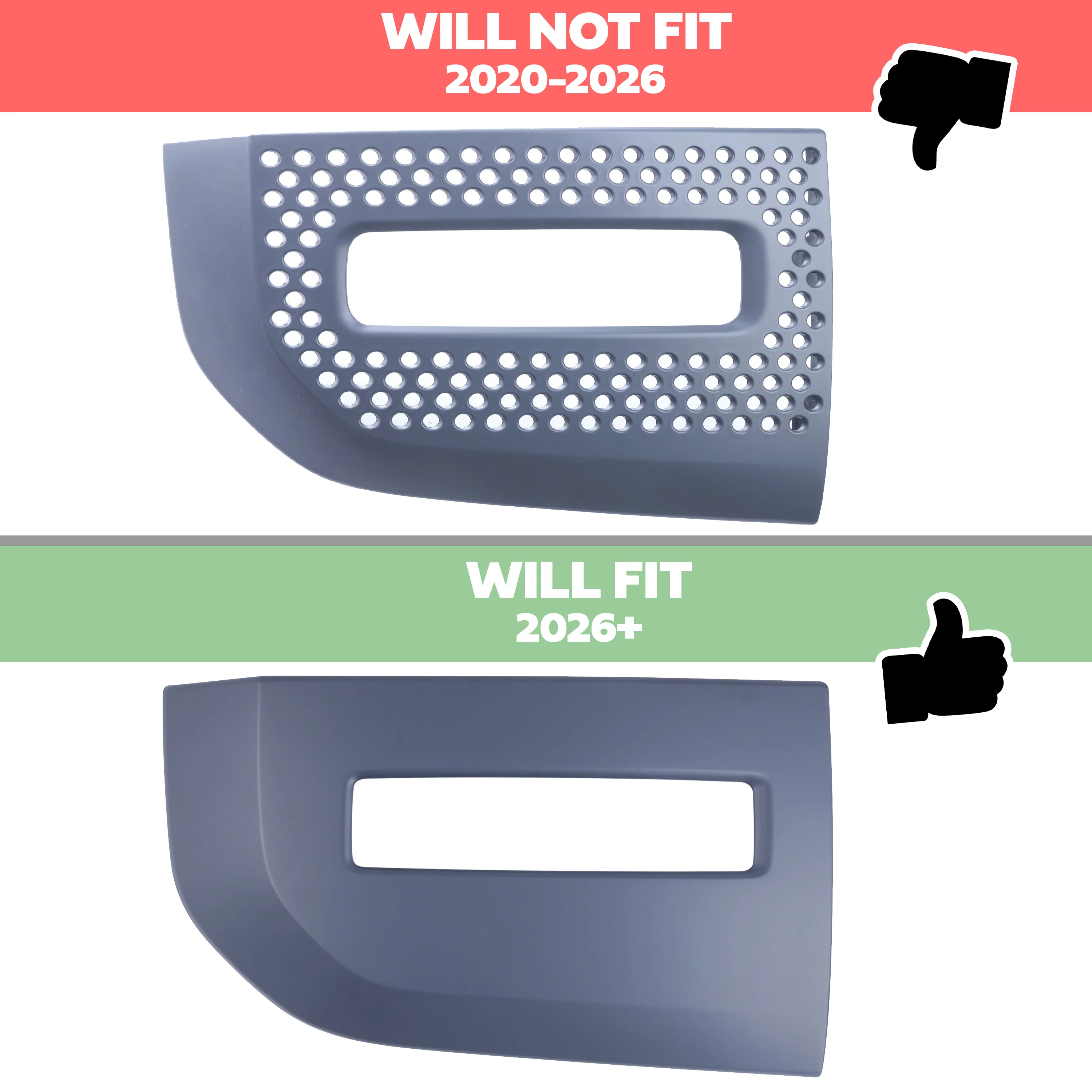 Fog Bezel Insert 'Fog Hole Only' for Land Rover Defender L663 2026 - Genuine(New) - Image 10