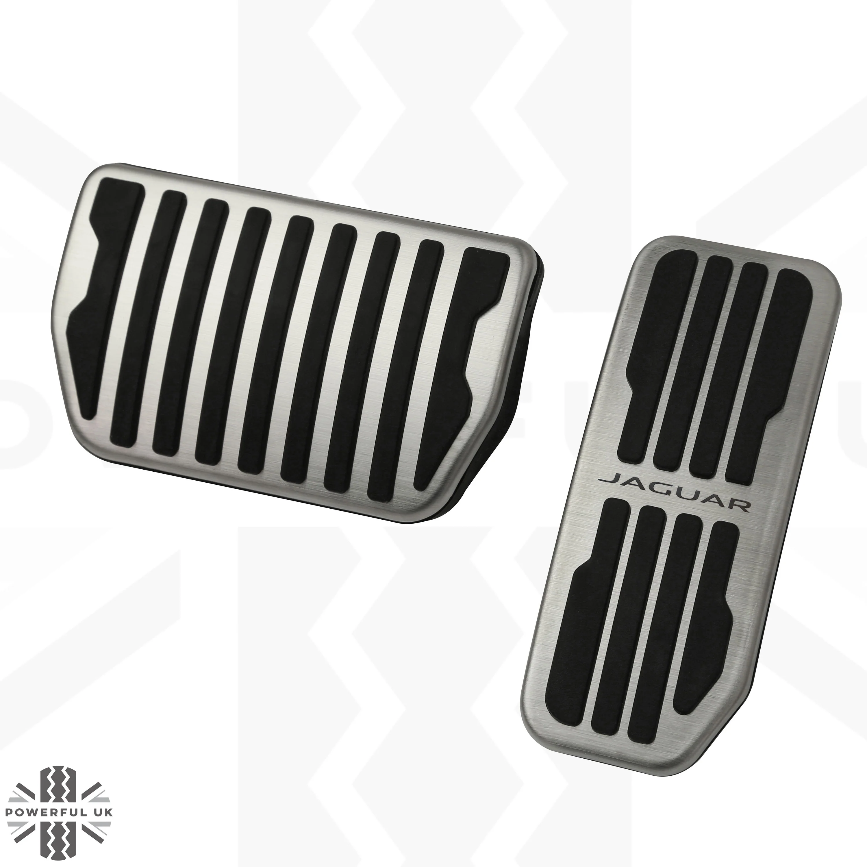 Foot Pedal Covers (With Logo) - Genuine - for Jaguar XF - Image 2