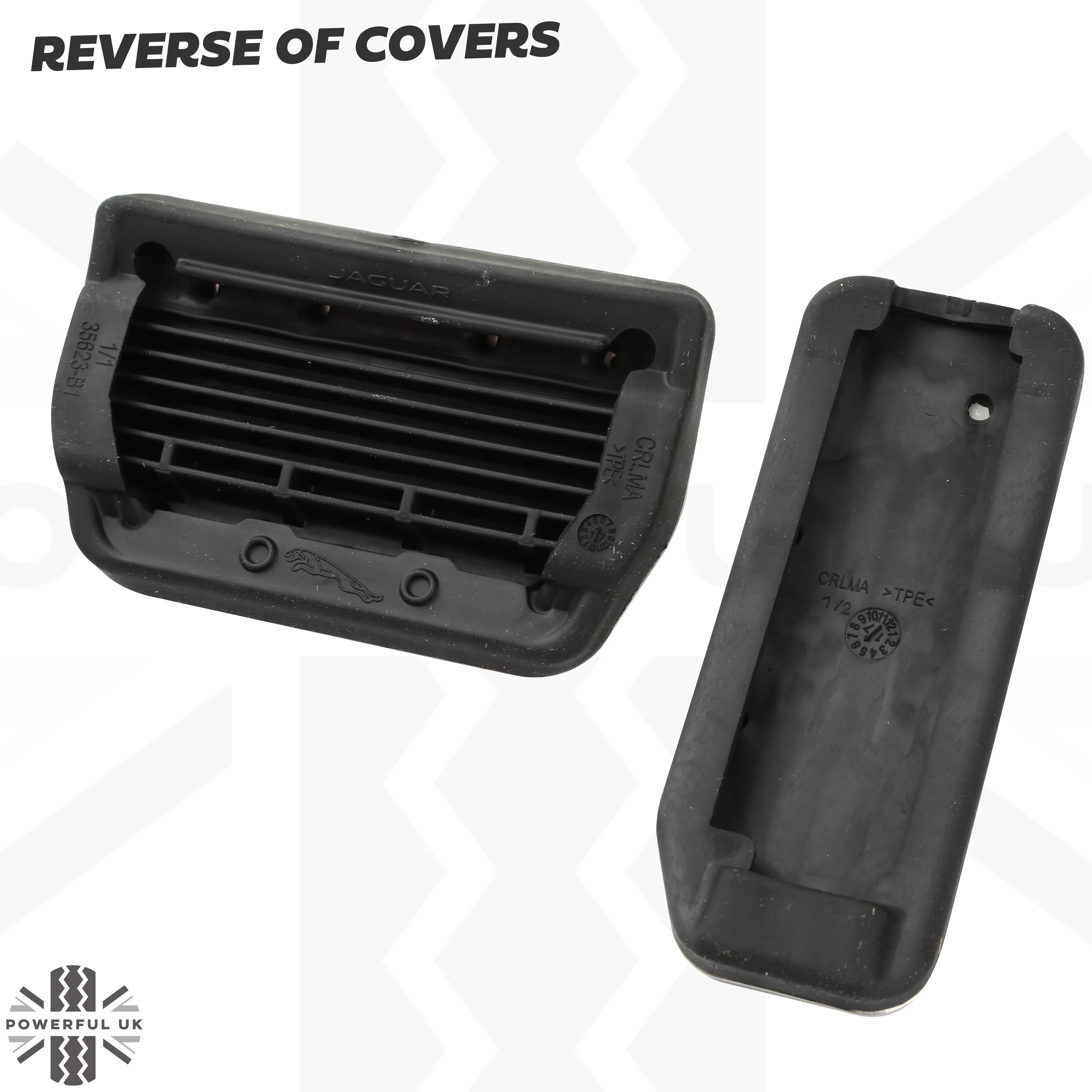 Foot Pedal Covers (With Logo) - Genuine - for Jaguar XF - Image 6
