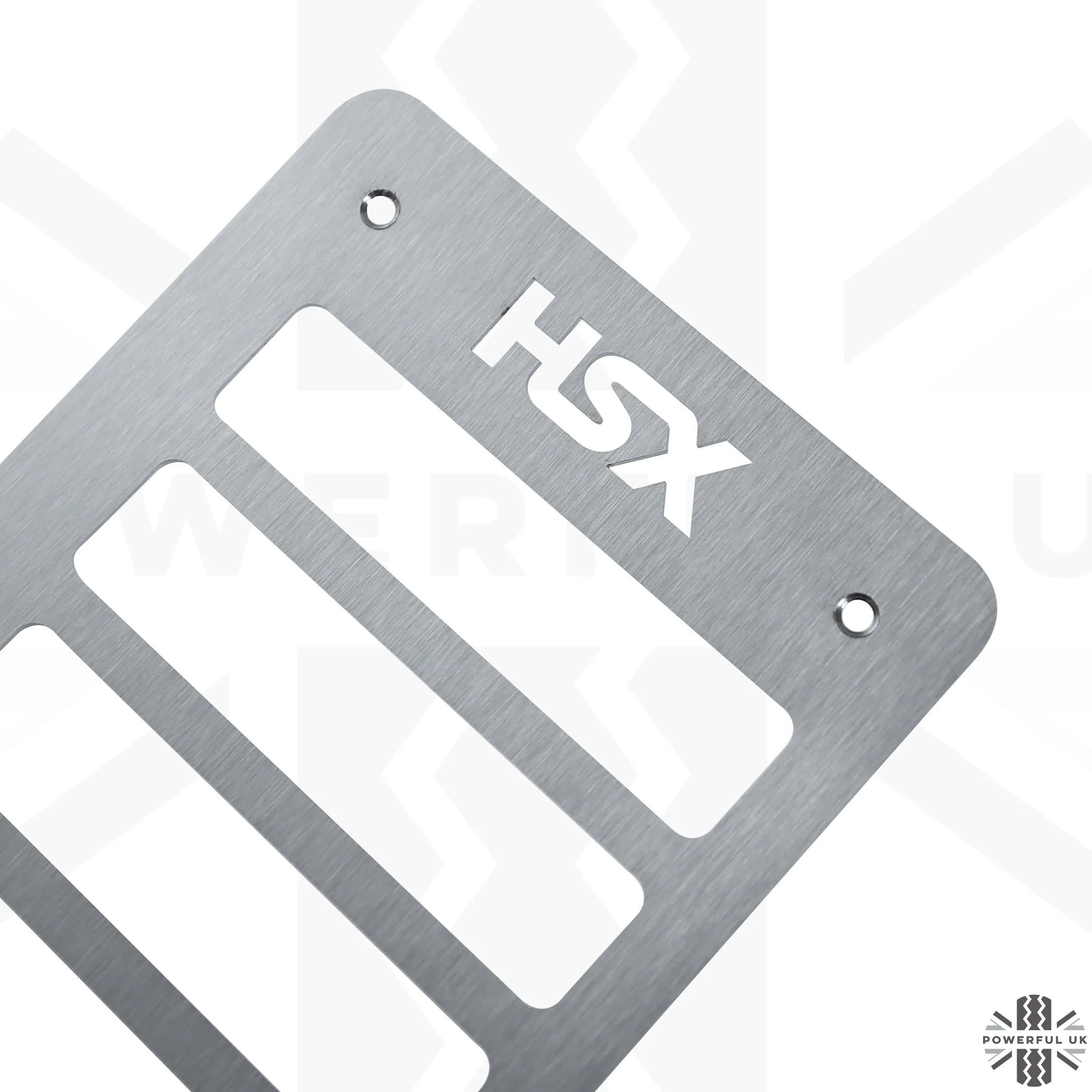 Footrest Plate in Brushed Stainless Steel for Land Rover Defender L663 - RHD - Image 5