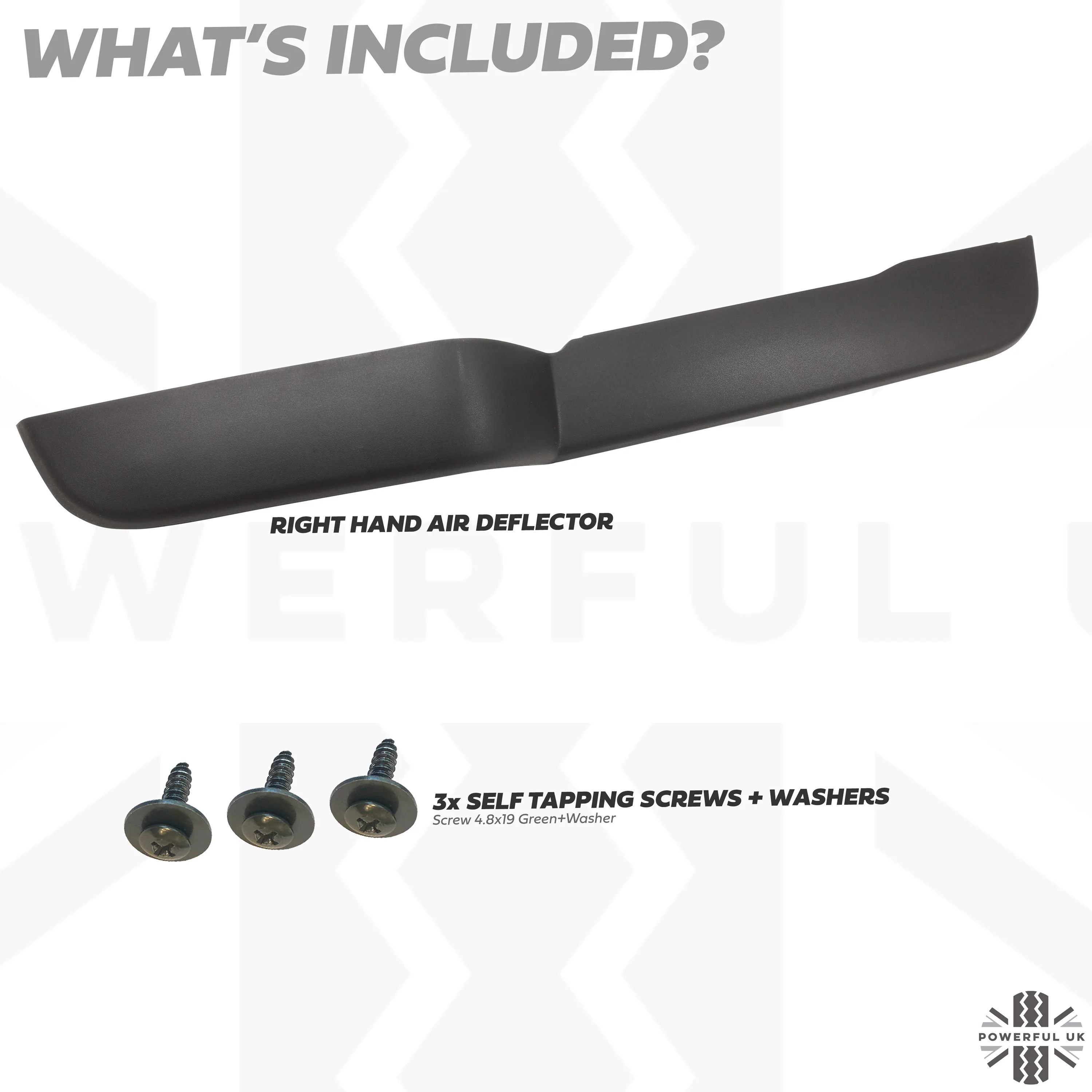 Front Bumper Air Deflector for Range Rover Sport 2010 - RH - Image 4