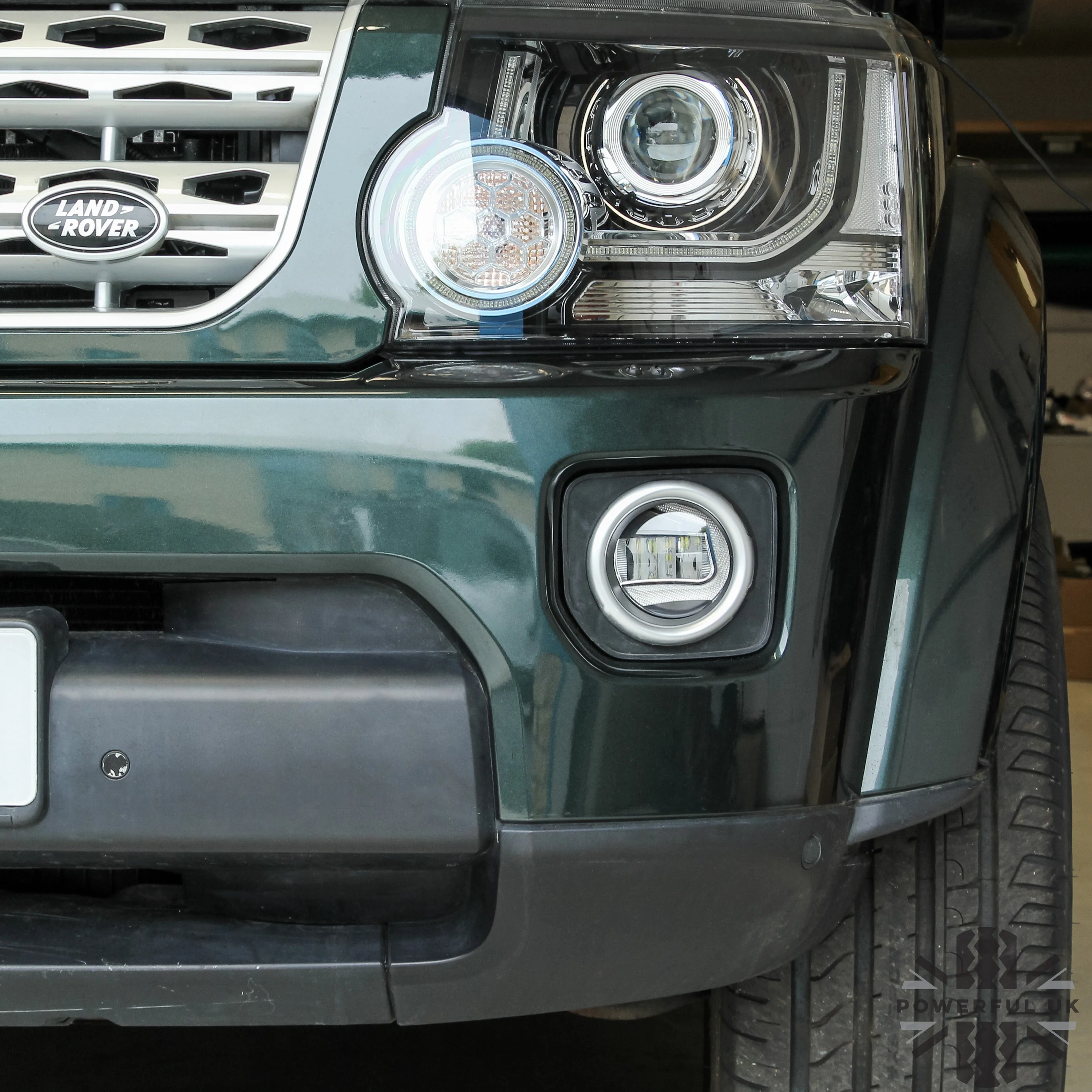 Front Bumper fog & DRL 2 in 1 LED lamps for Land Rover Discovery 4 - Image 3