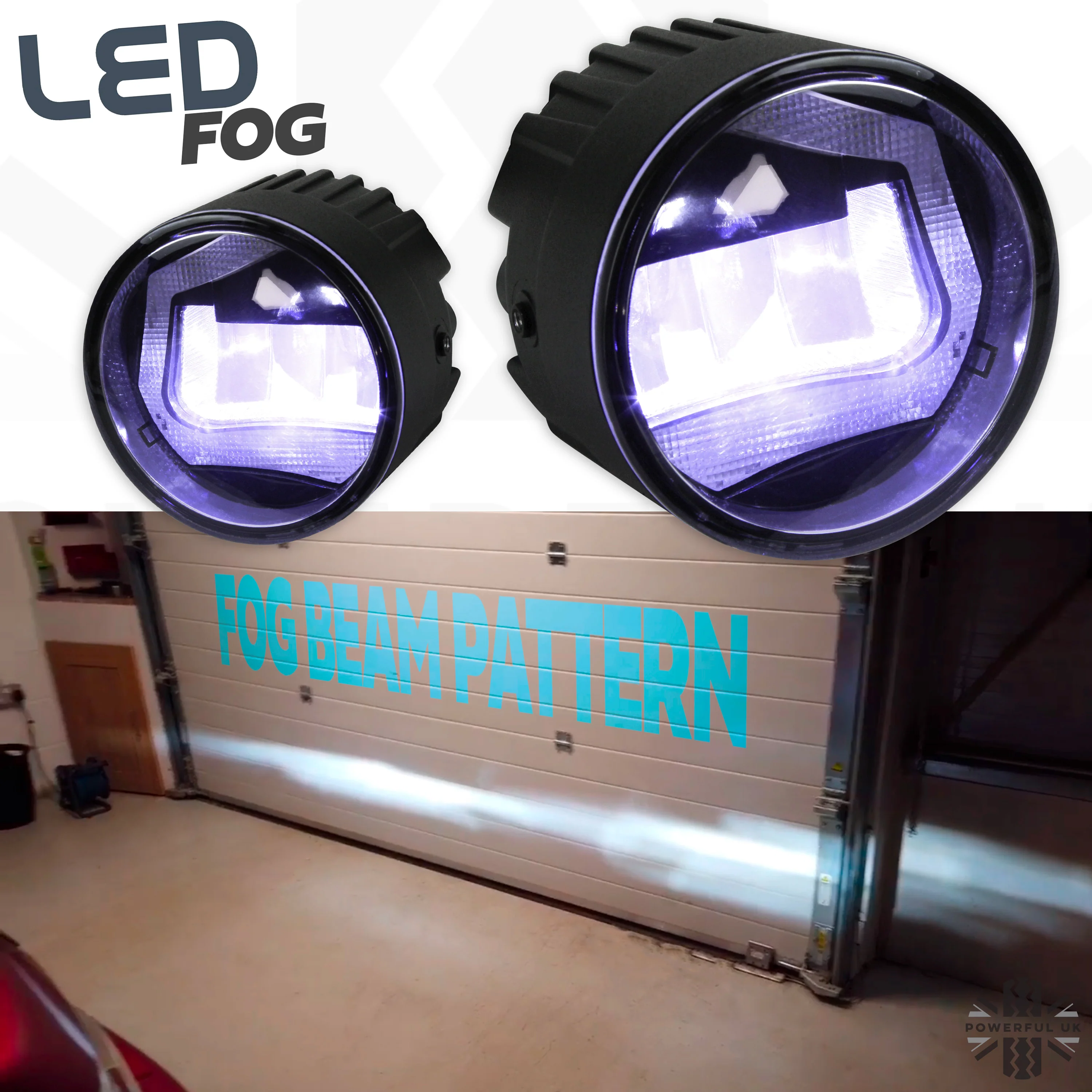 Front Bumper fog & DRL 2 in 1 LED lamps for Land Rover Discovery 4 - Image 4