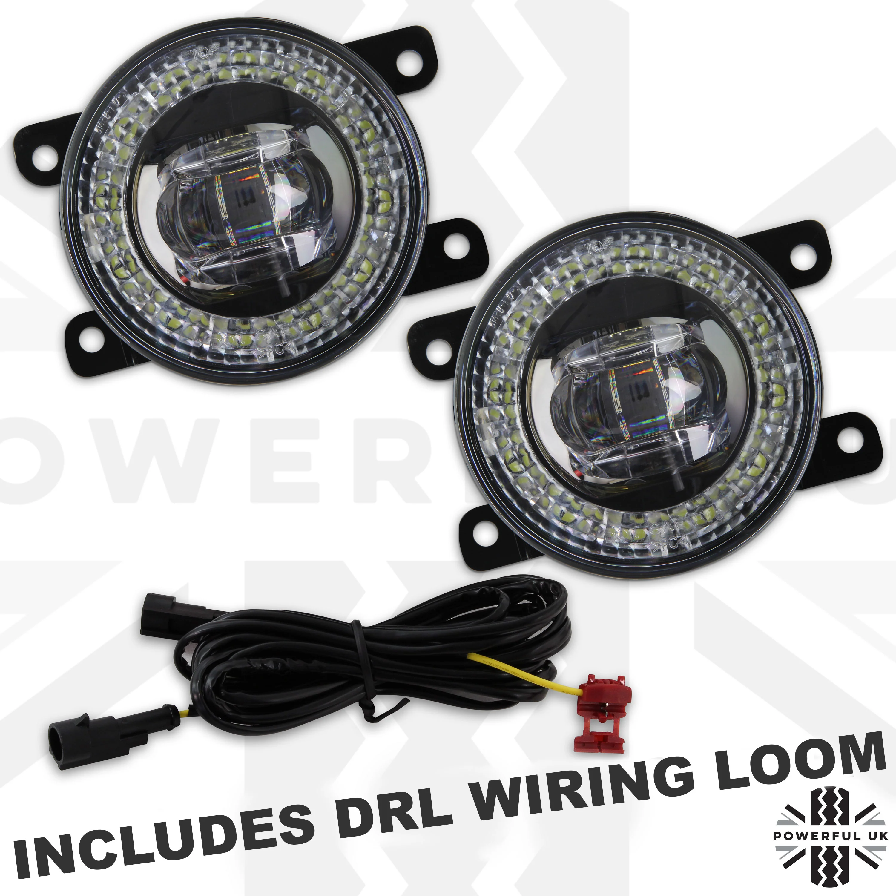 Front Bumper fog & DRL 2 in 1 LED lamps for Land Rover Discovery 4 ( Type 5 ) - Image 11