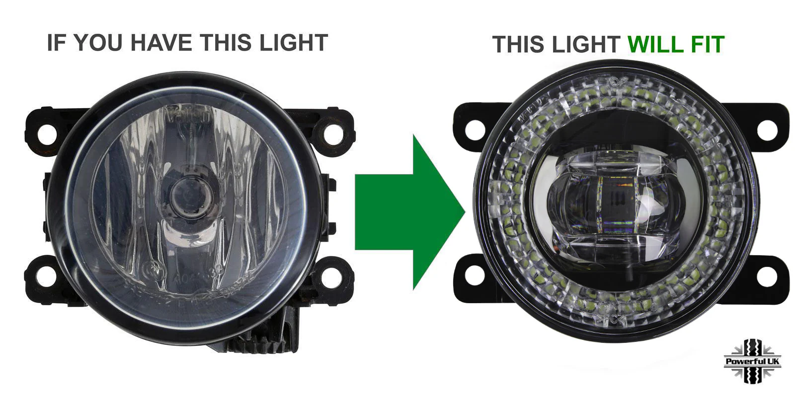 Front Bumper fog & DRL 2 in 1 LED lamps for Land Rover Discovery 4 ( Type 5 ) - Image 6