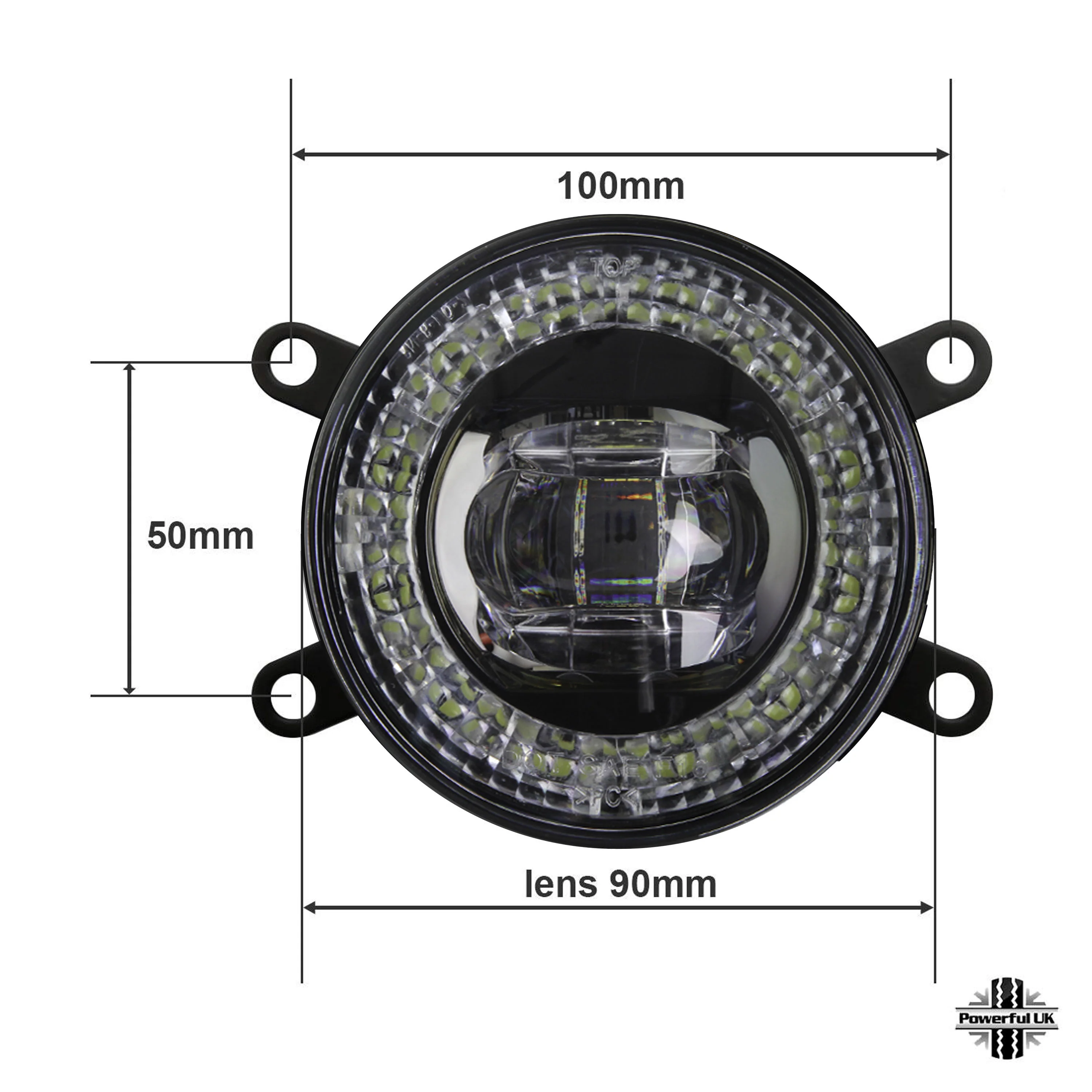Front Bumper fog & DRL 2 in 1 LED lamps for Land Rover Discovery 4 ( Type 5 ) - Image 7