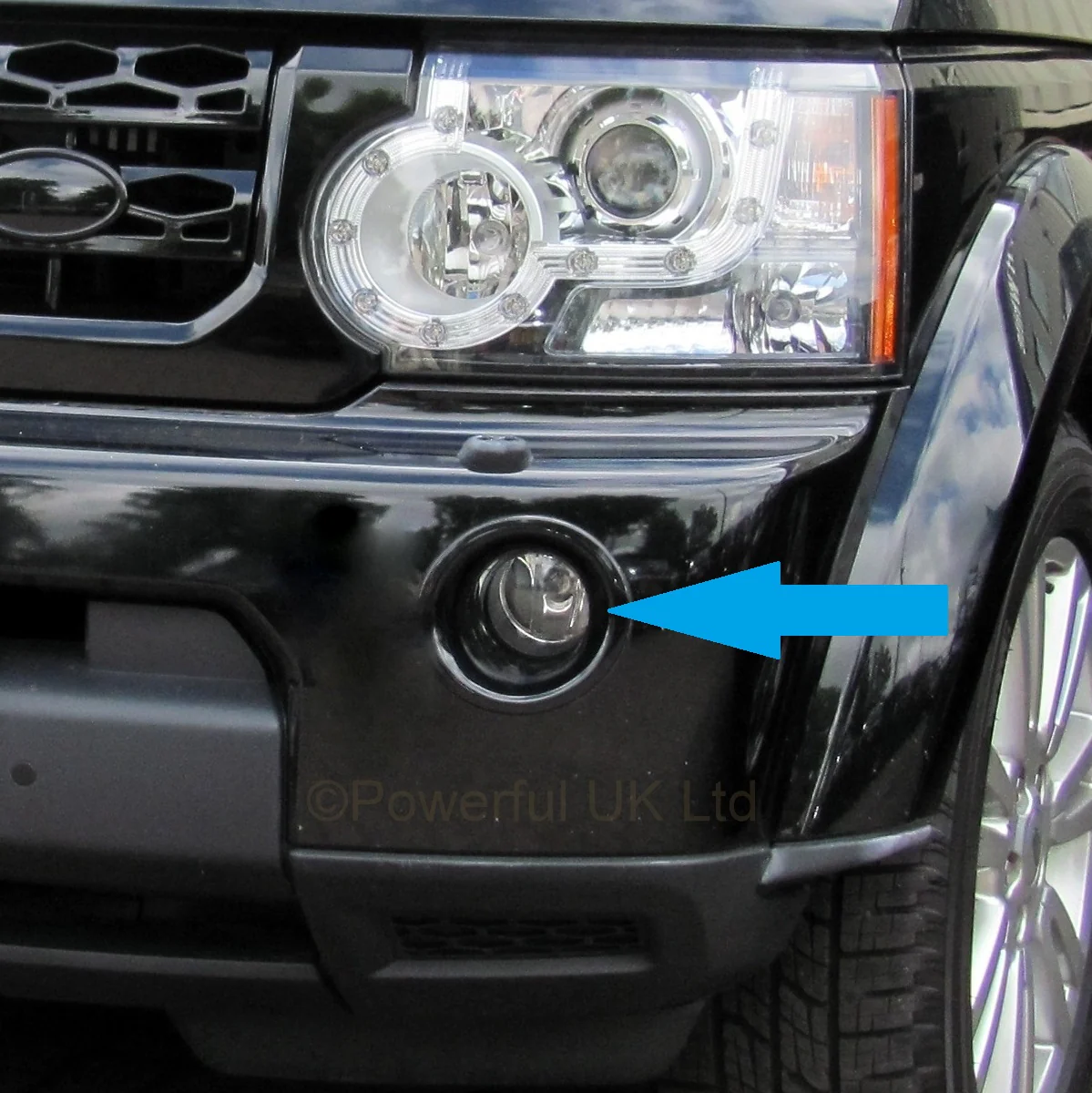 Front Bumper Fog Lamp Bezel - ABS - for Land Rover Discovery 4 2010-14 - LH - Image 4