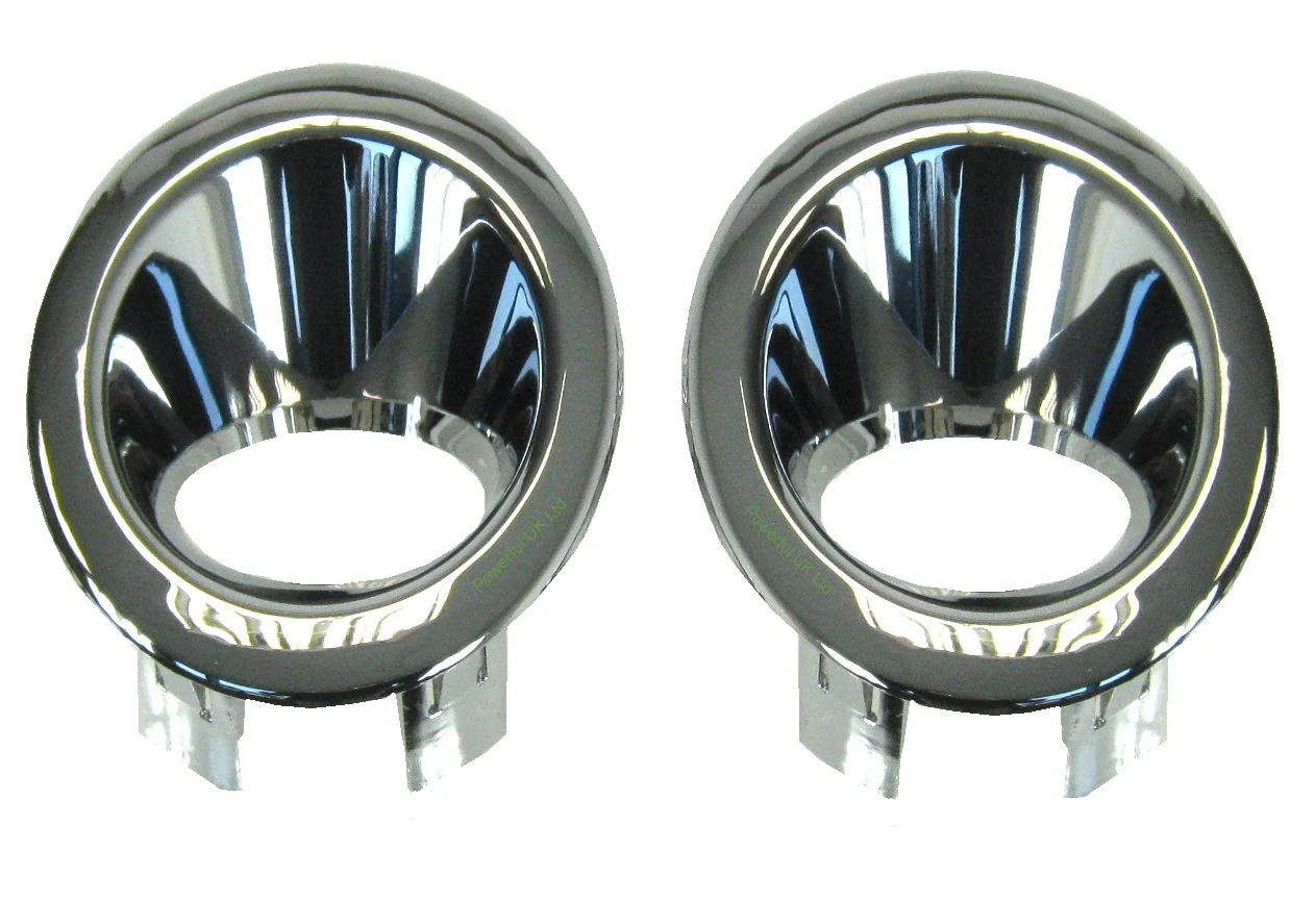 Front Bumper Fog Lamp Bezels in Chrome for Land Rover Freelander 2 - PAIR - Image 2