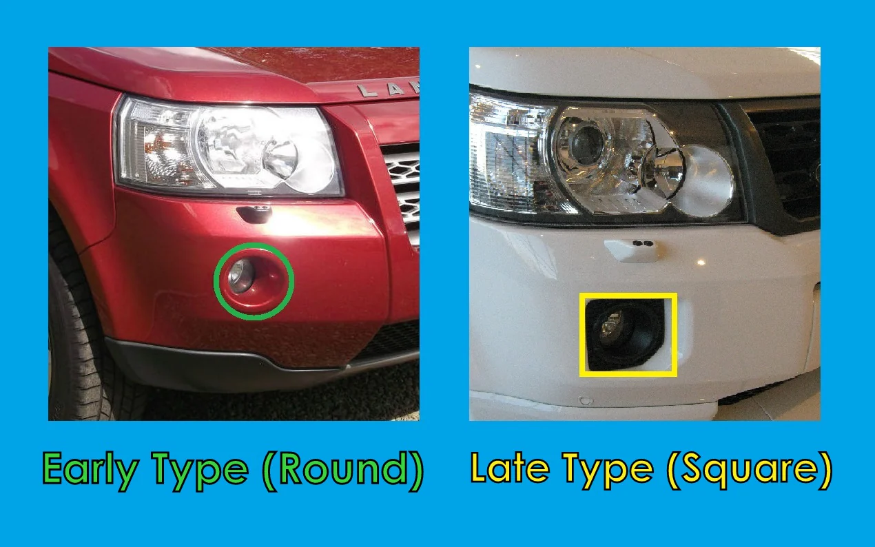 Front Bumper Fog Lamp Covers in Chrome for Land Rover Freelander 2 - PAIR - Image 7