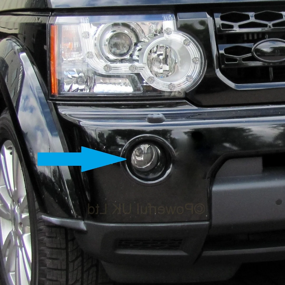 Front Bumper Fog Lamps for Land Rover Discovery 4 - LED "HSX Style" - PAIR - Image 4