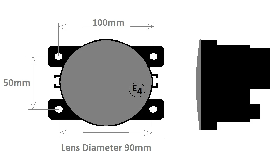 Front Bumper Fog Lamps LED (6 LED) for Land Rover Discovery 4 - PAIR - Image 11