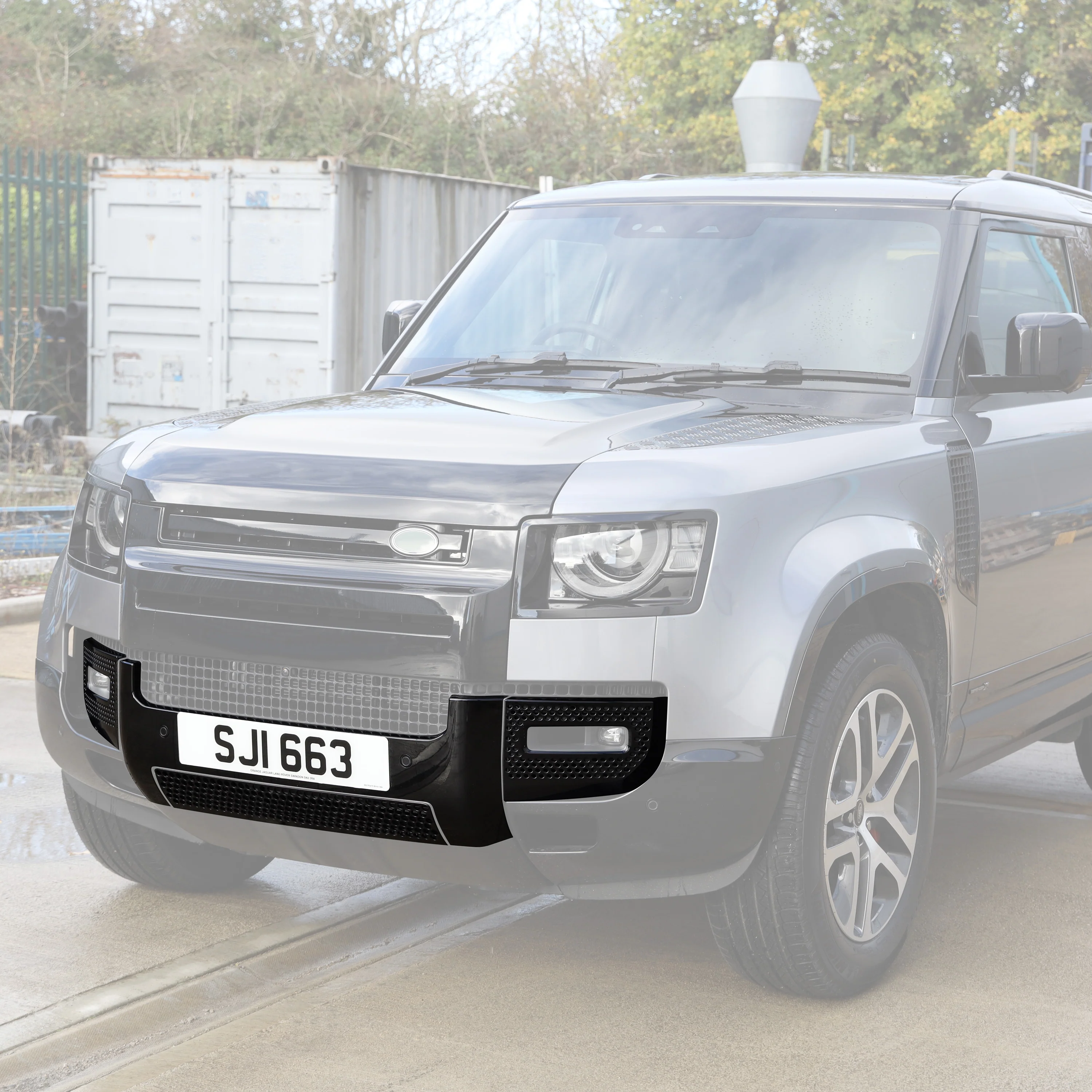 Front Bumper Kit for Land Rover Defender L663 - Gloss Black - Image 3