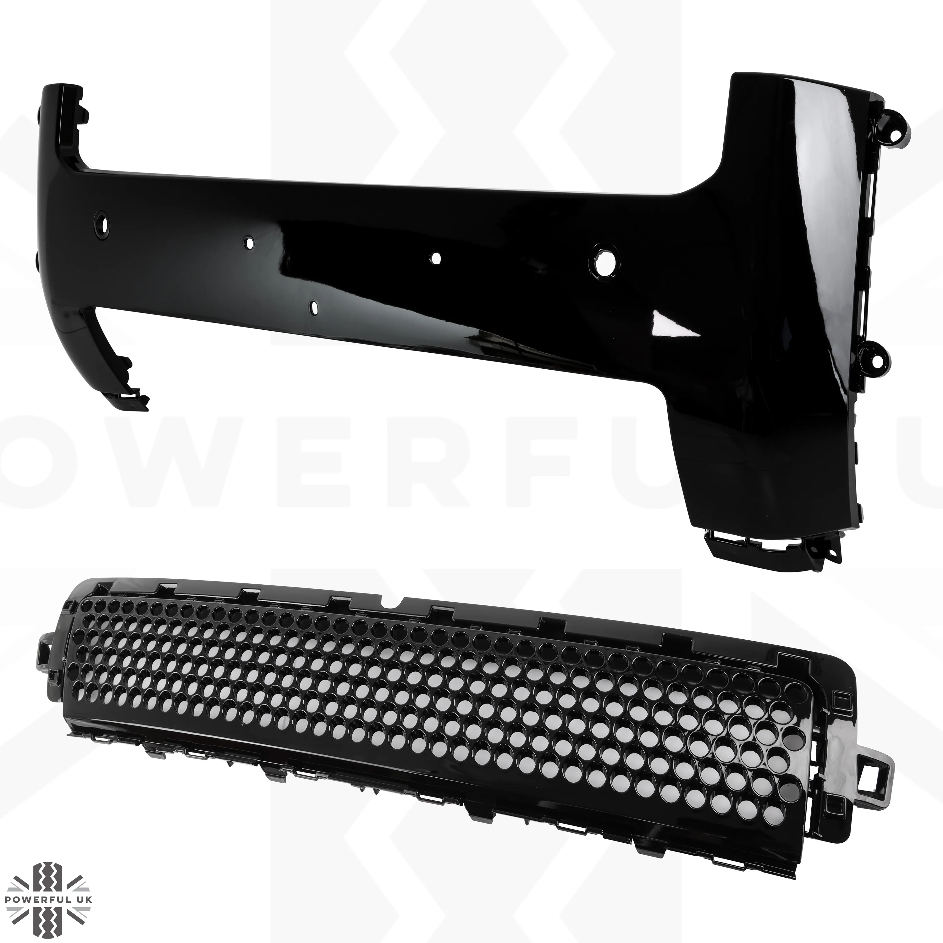 Front Bumper Kit for Land Rover Defender L663 - Gloss Black - Image 5